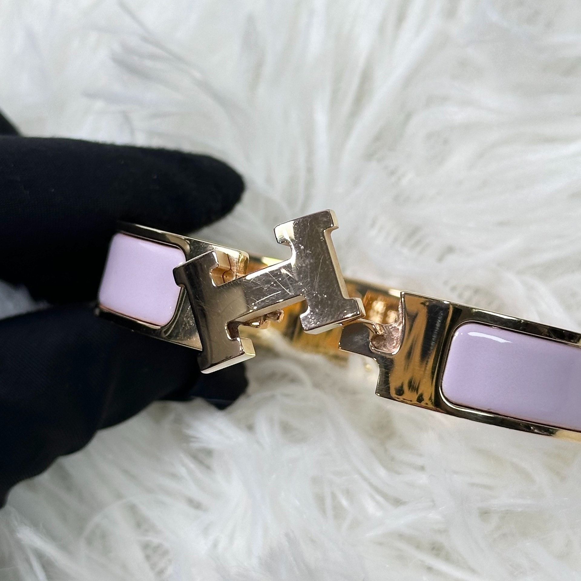 Hermes Hermès Clic H Enamel Bracelet Size ONE SIZE - 3 Thumbnail