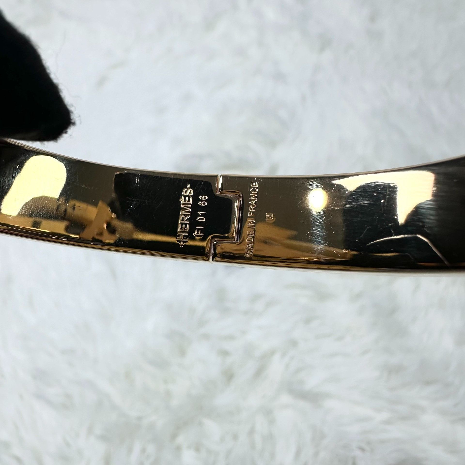 Hermes Hermès Clic H Enamel Bracelet Size ONE SIZE - 4 Thumbnail
