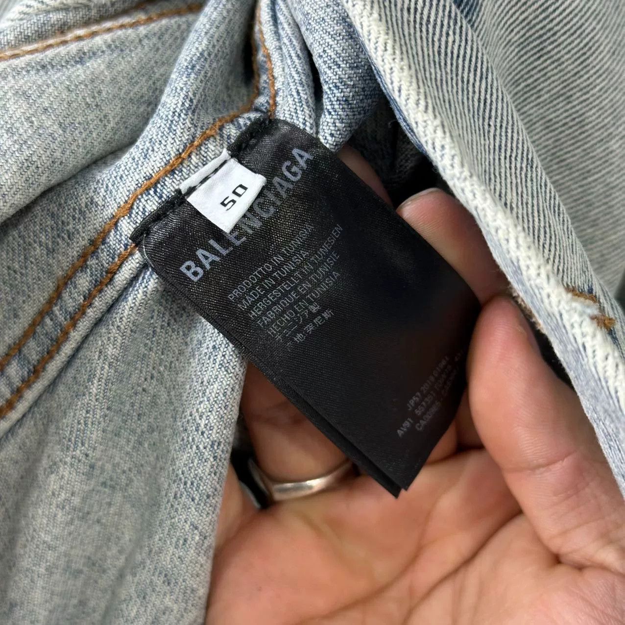 Balenciaga Balenciaga Denim Jacket Size US M / EU 48-50 / 2 - 4 Thumbnail