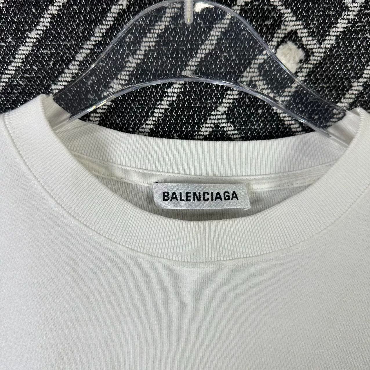 Balenciaga Balenciaga Cola White Short Sleeve Size XS / US 0-2 / IT 36-38 - 3 Thumbnail