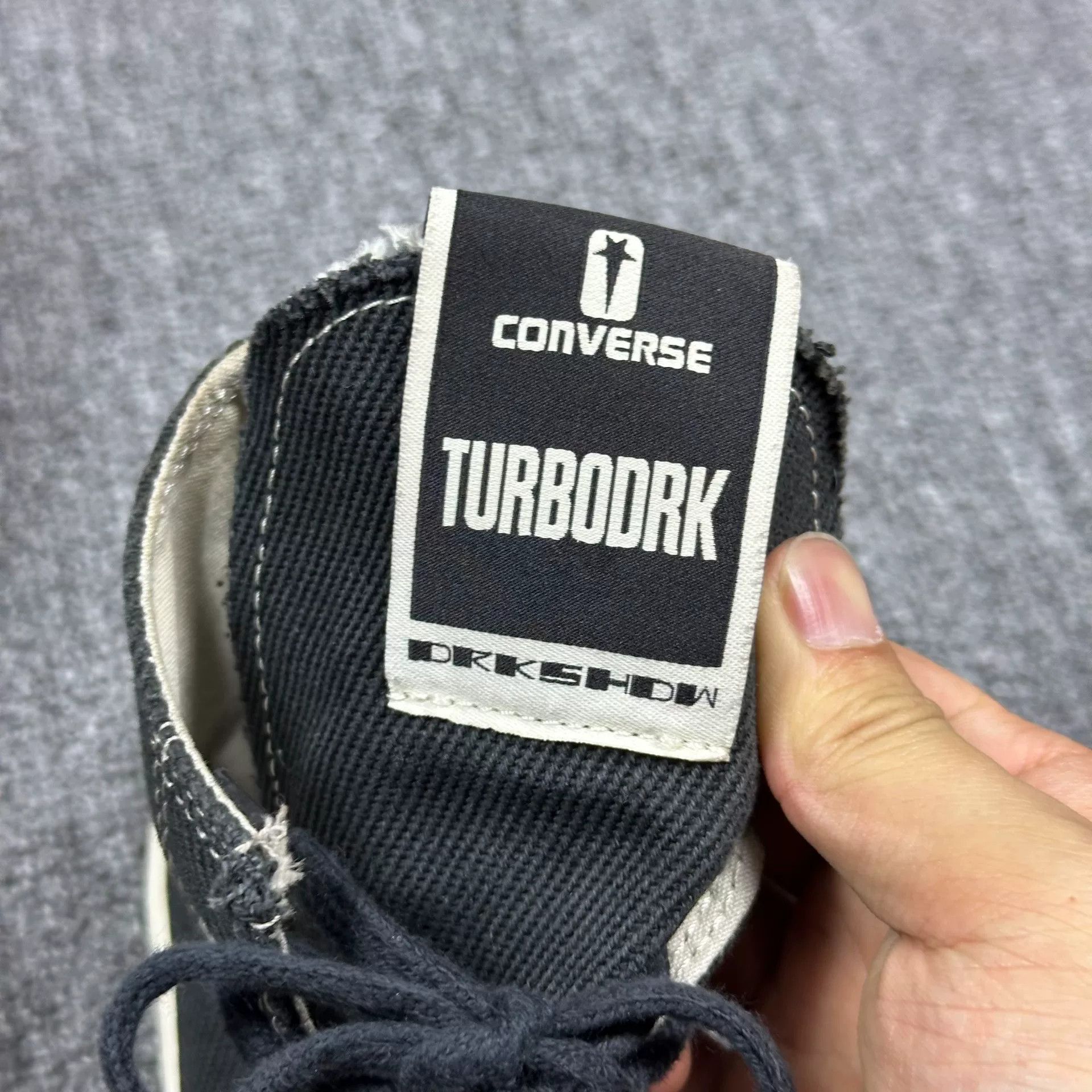 Rick Owens Drkshdw Rick Owens DRKSHDW x Converse 1970s Turbodrk Chuck Taylor High Size US 9.5 / EU 42-43 - 8 Thumbnail
