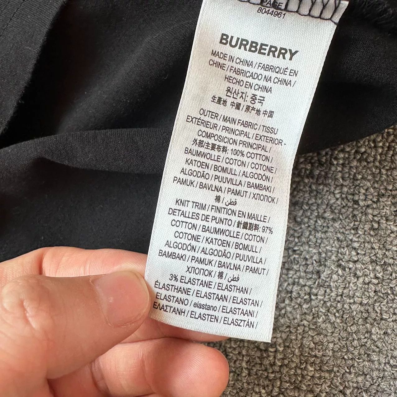 Burberry Burberry Classic Black Check Pocket Short-Sleeve XS Size XS / US 0-2 / IT 36-38 - 5 Thumbnail