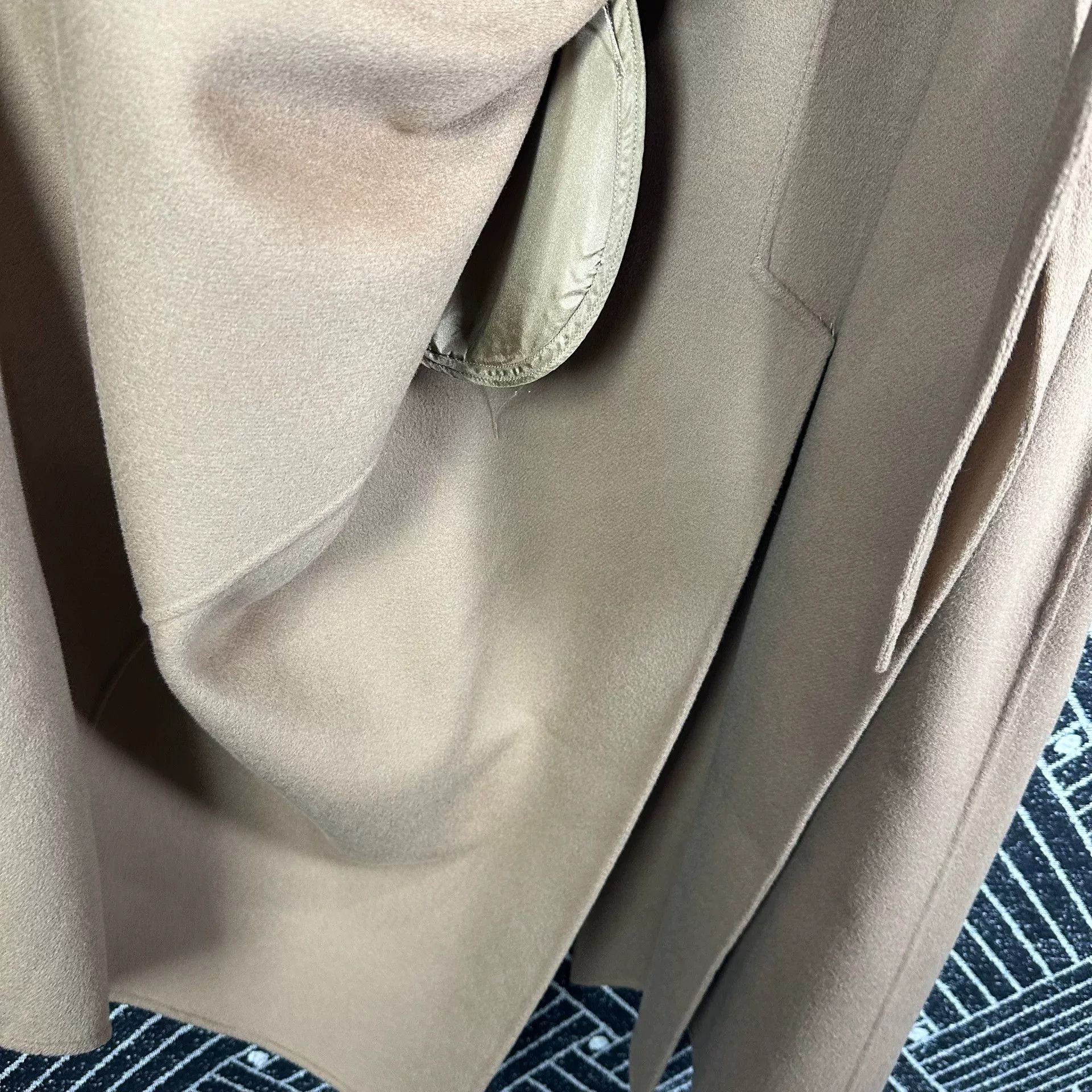 Max Mara Max Mara Beige Wool Coat Size S / US 4 / IT 40 - 6 Thumbnail