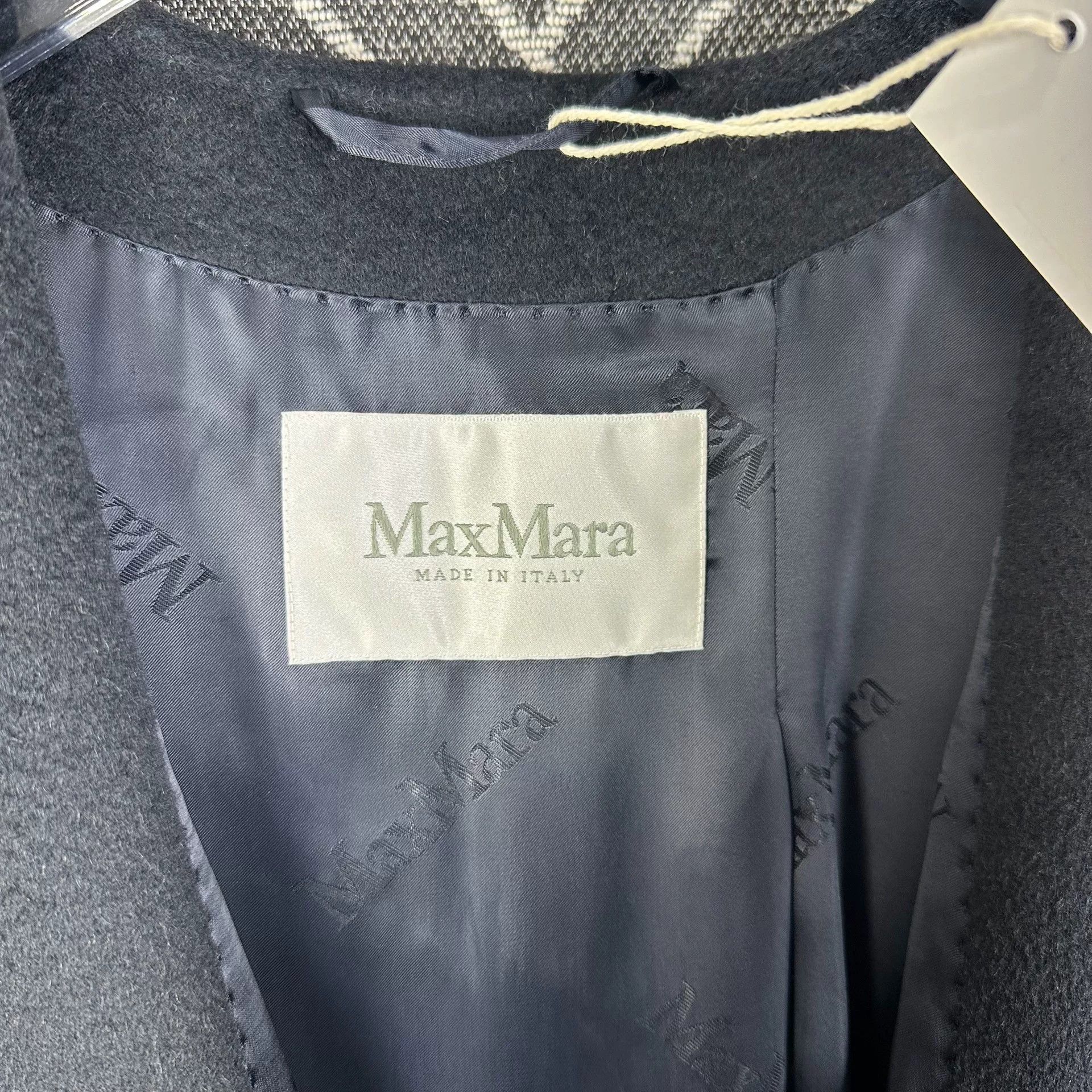 Max Mara MaxMara Rialto Black Bathrobe Coat Size XXS / US 00 / IT 34 - 3 Thumbnail