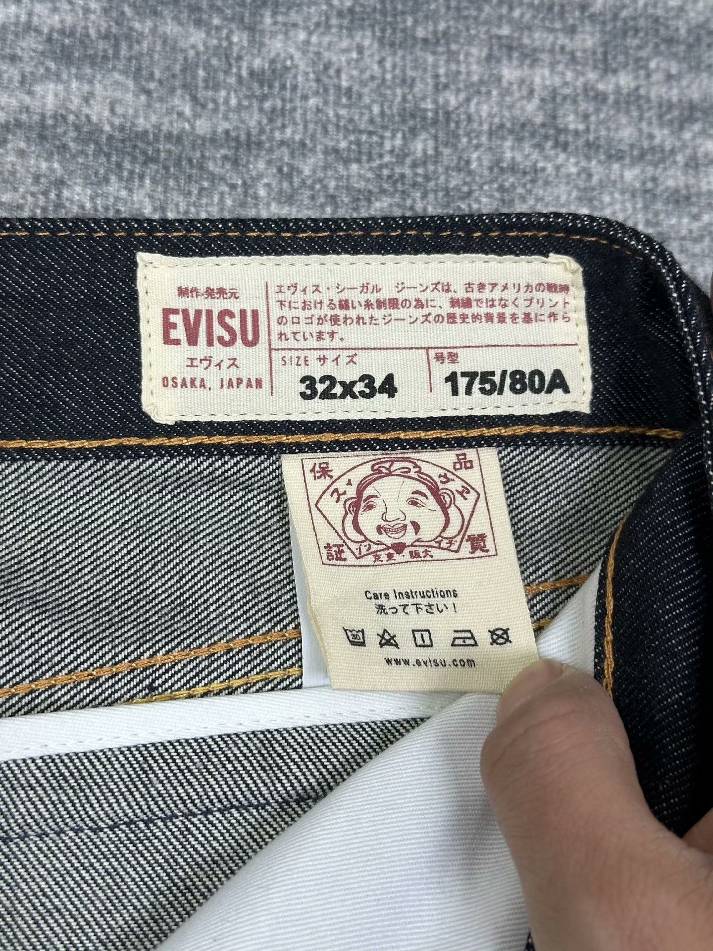 Evisu Evisu Big M Jeans Size US 34 / EU 50 - 6 Thumbnail