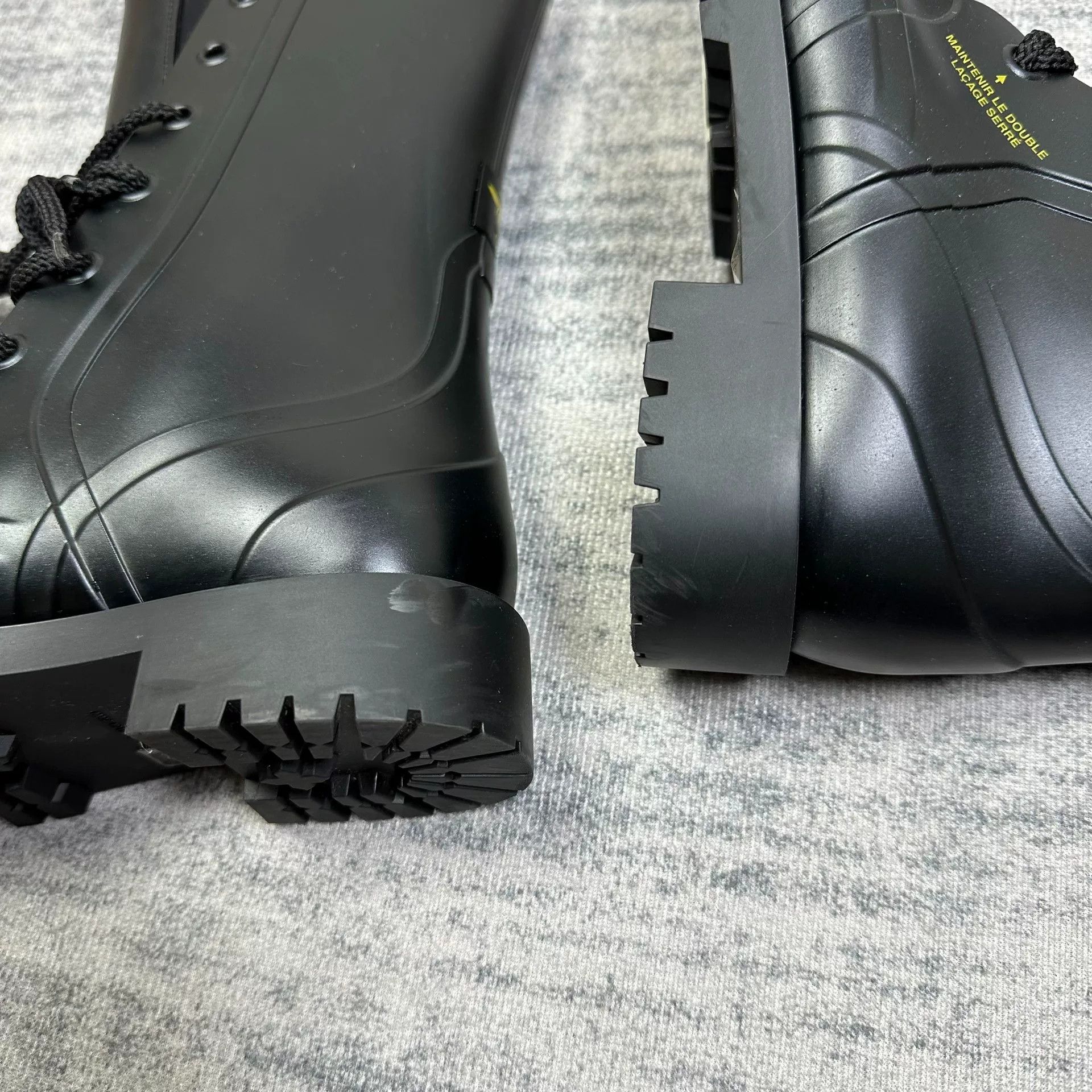Dior Dior Bee Slogan Lace-Up Black Mid-Calf Boots Size US 6 / IT 36 - 9 Thumbnail
