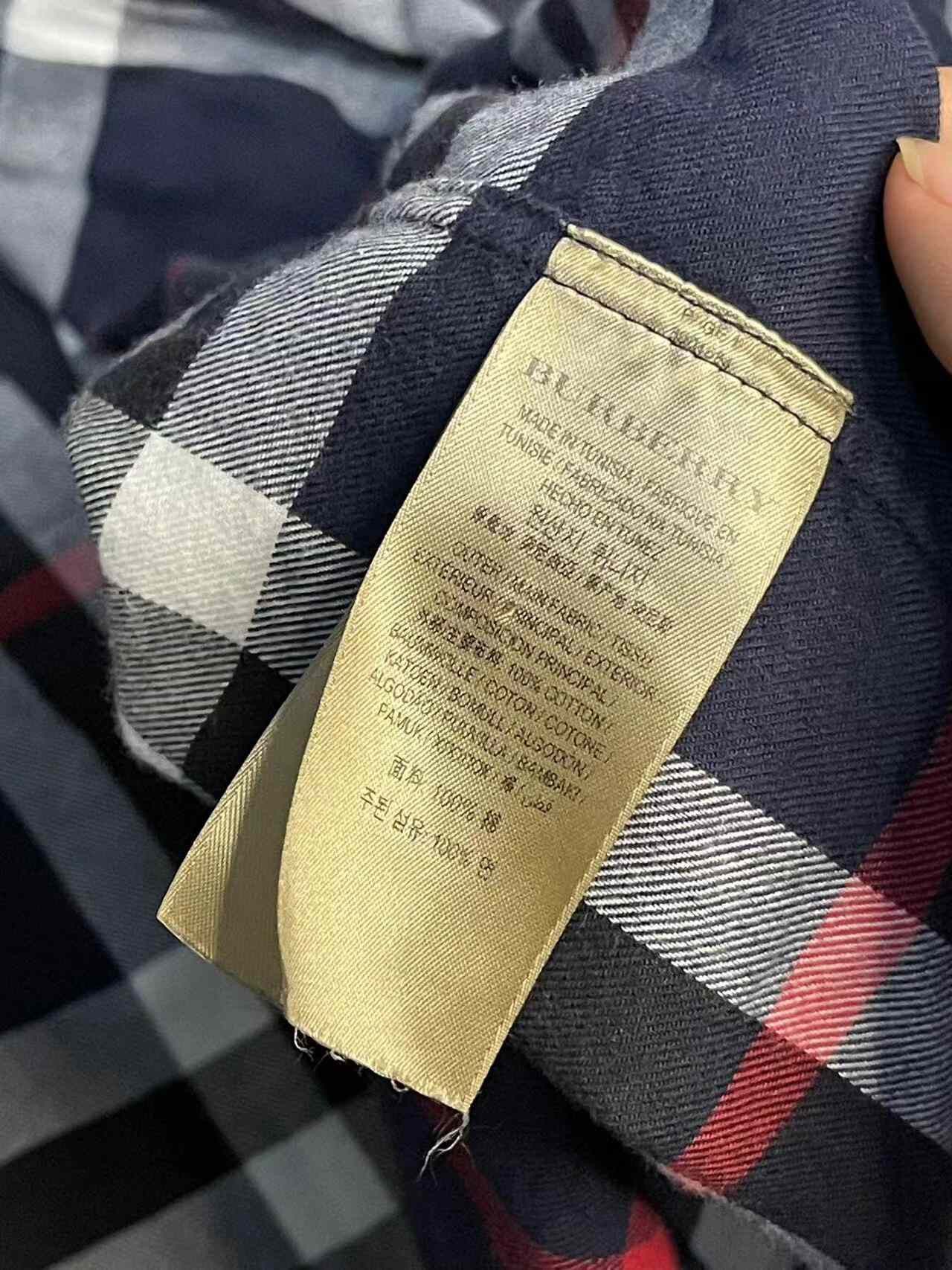 Burberry Burberry Check Shirt Size L Size US L / EU 52-54 / 3 - 4 Thumbnail