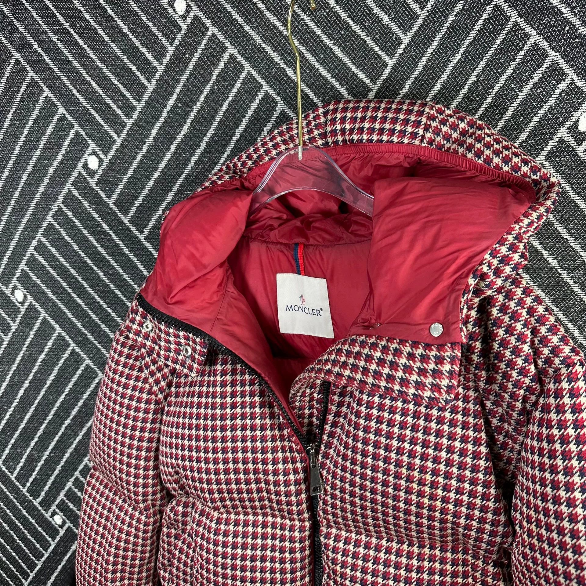 Moncler Moncler Houndstooth Detachable Fur Cuff Size S / US 4 / IT 40 - 3 Thumbnail
