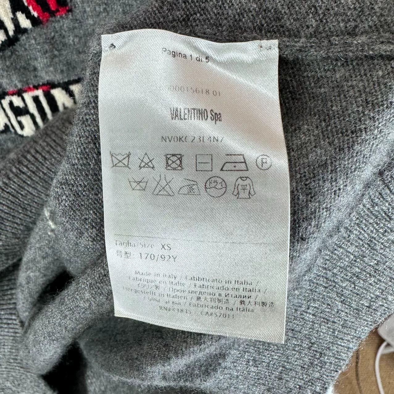 Valentino Valentino Wool Cashmere Blend Sweater Size XS / US 0-2 / IT 36-38 - 6 Thumbnail