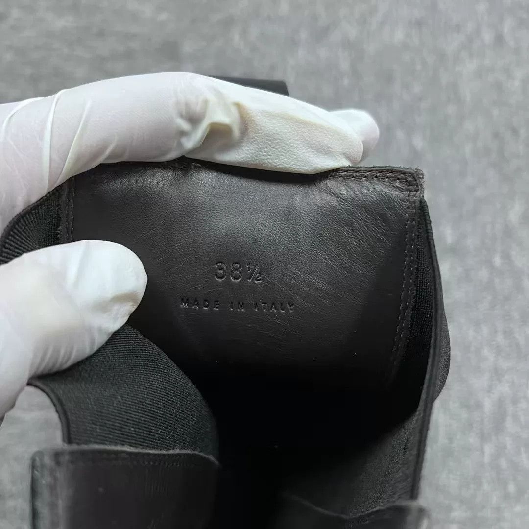 Bottega Veneta Bottega Veneta Black Green Ankle Chelsea Boots Size US 7.5 / IT 37.5 - 4 Thumbnail