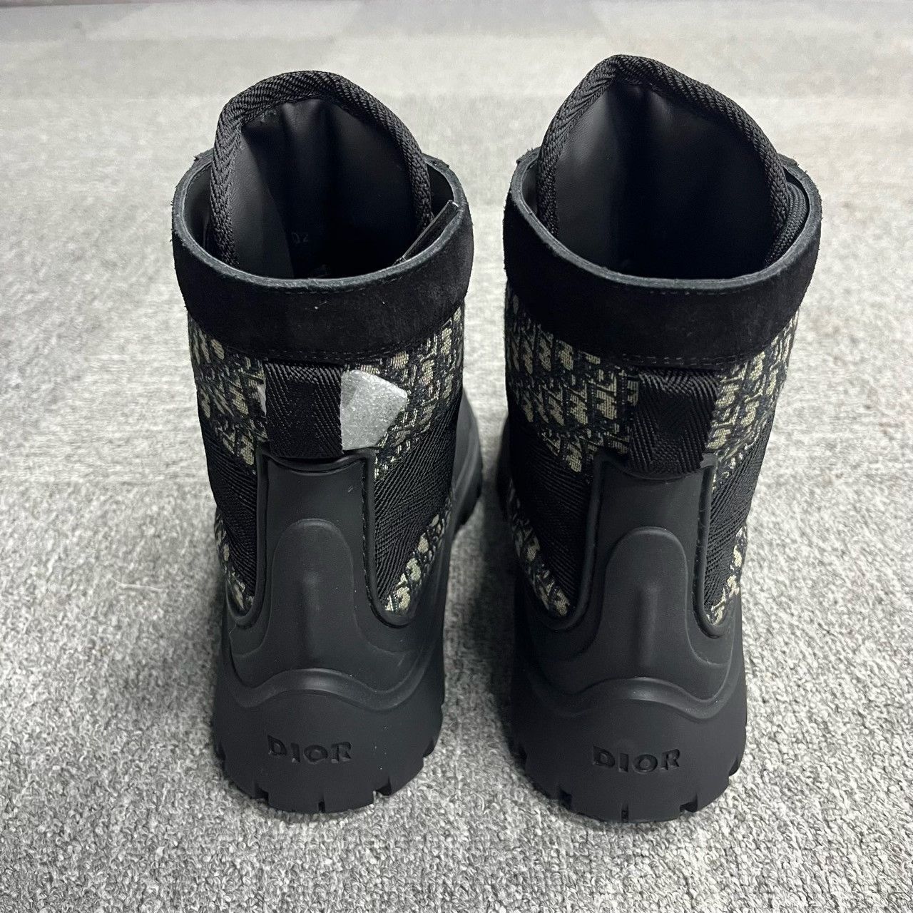Dior Dior Black Lace-Up Round-Toe Short Boots Size US 8 / EU 41 - 3 Thumbnail