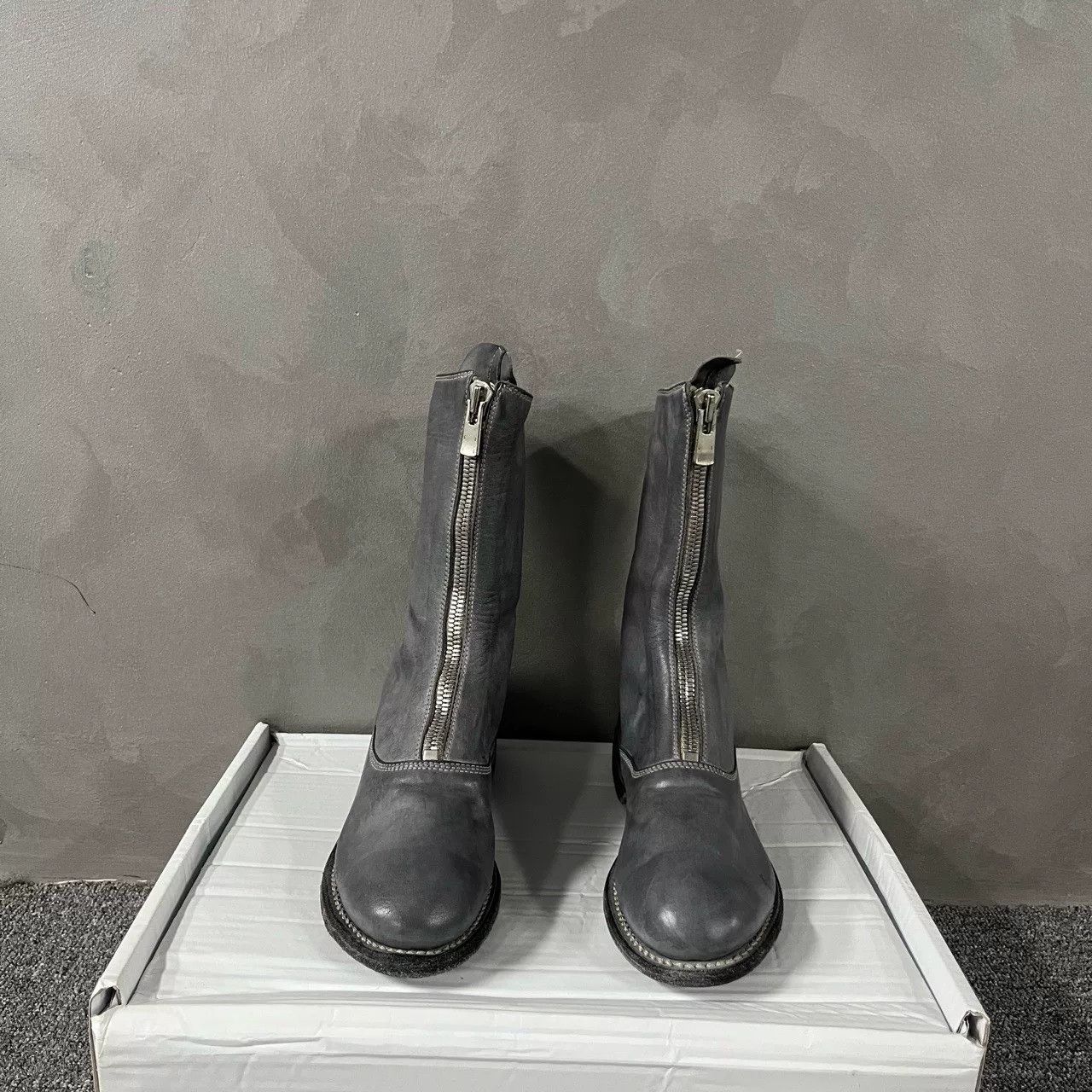 Guidi Guidi Gray 310 Short Boots Size US 5 / IT 35 - 2 Thumbnail