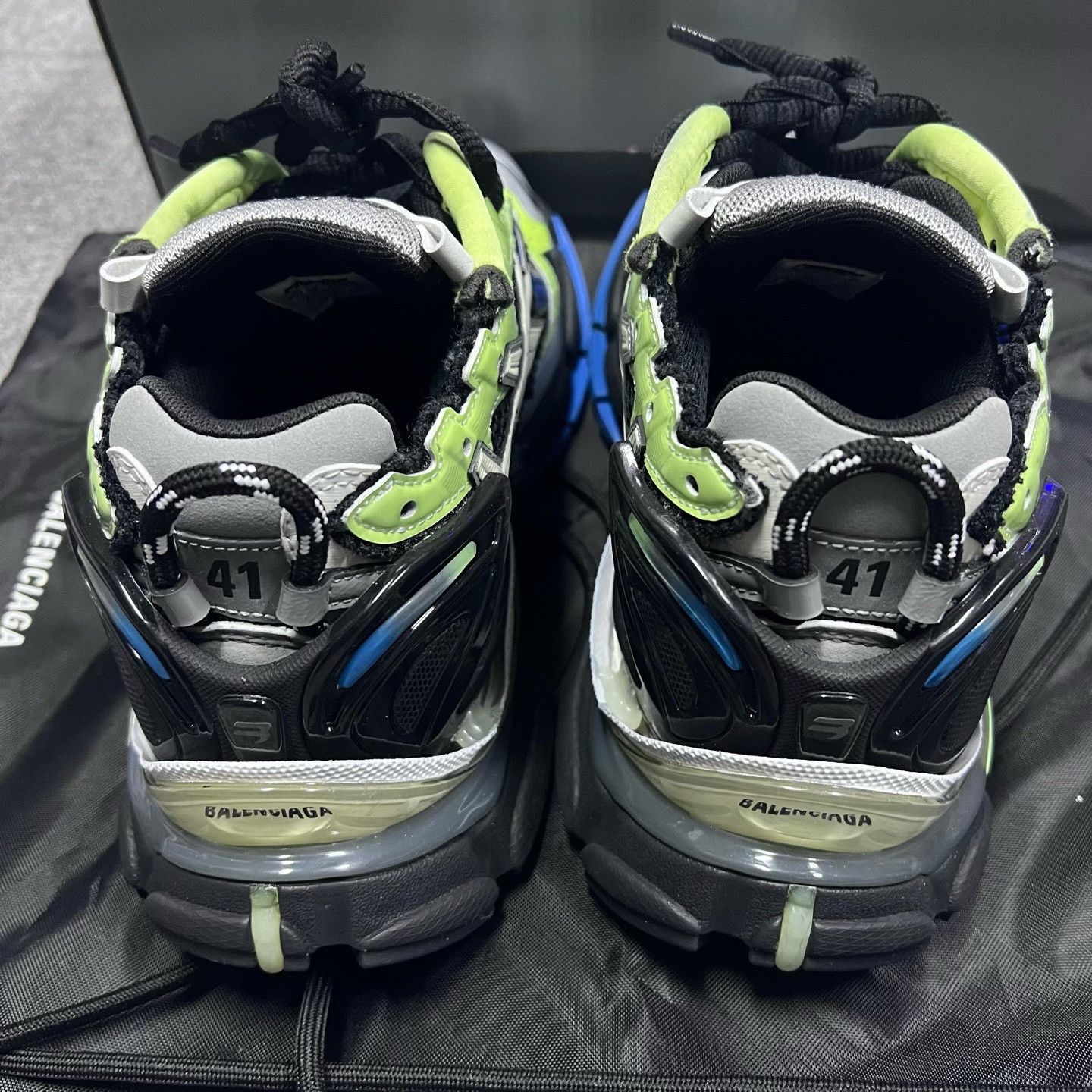 Balenciaga Balenciaga Gray Distressed Low-Top Running Shoes Size US 8 / EU 41 - 4 Thumbnail