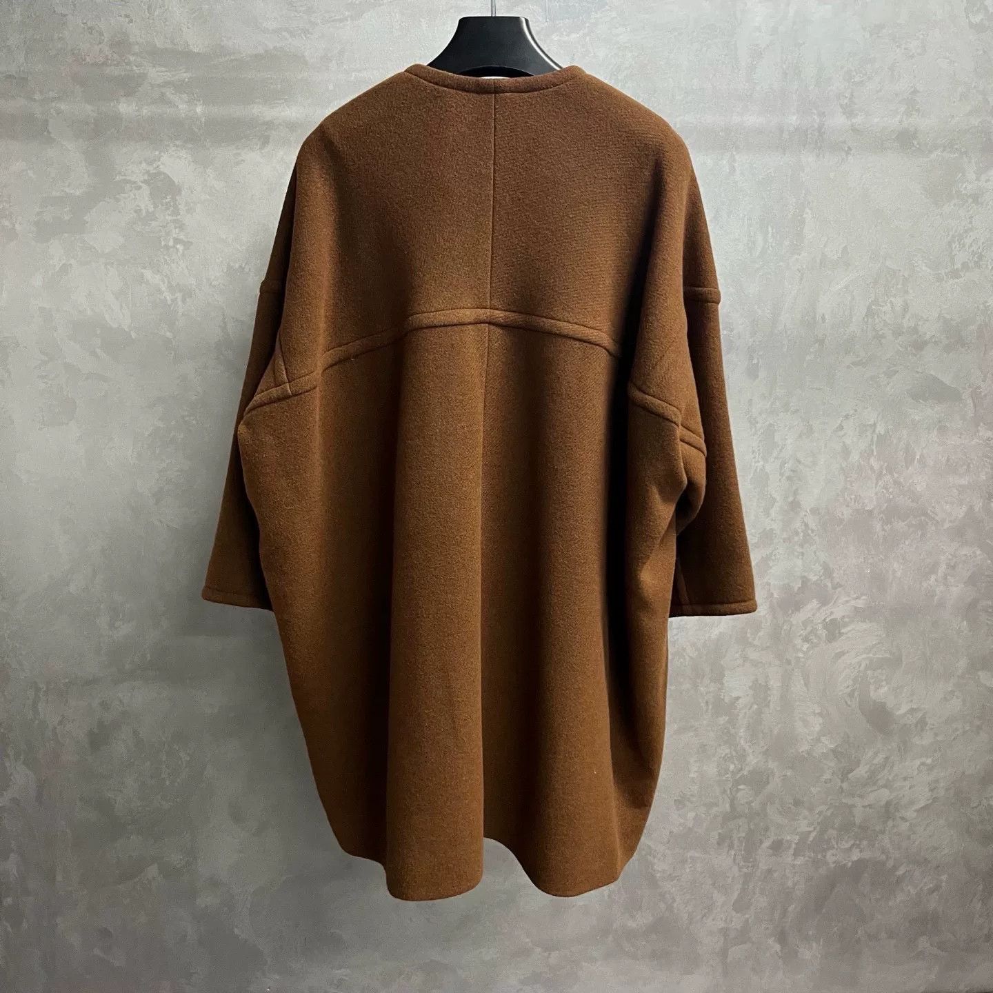 Chloe Chloe Brown Wool Double-Breasted Lapel Coat Size XS / US 0-2 / IT 36-38 - 2 Thumbnail