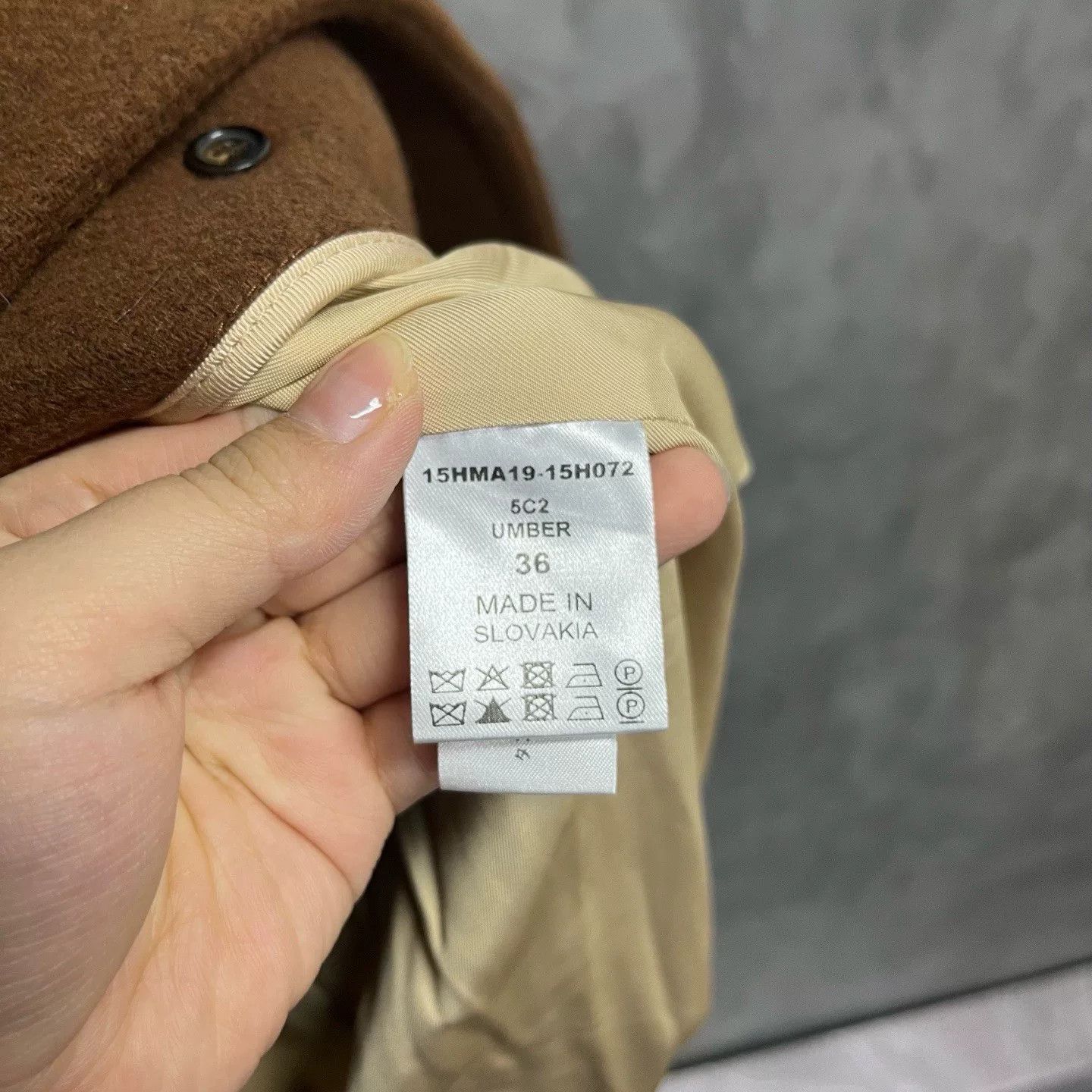 Chloe Chloe Brown Wool Double-Breasted Lapel Coat Size XS / US 0-2 / IT 36-38 - 5 Thumbnail