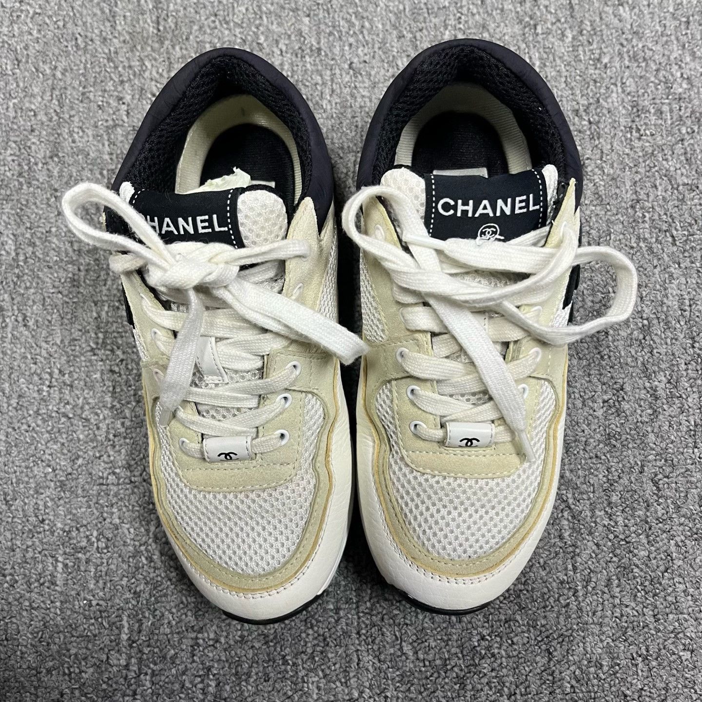 Chanel Chanel Panda Low-Top Running Shoes Size US 4 / IT 34 - 2 Thumbnail