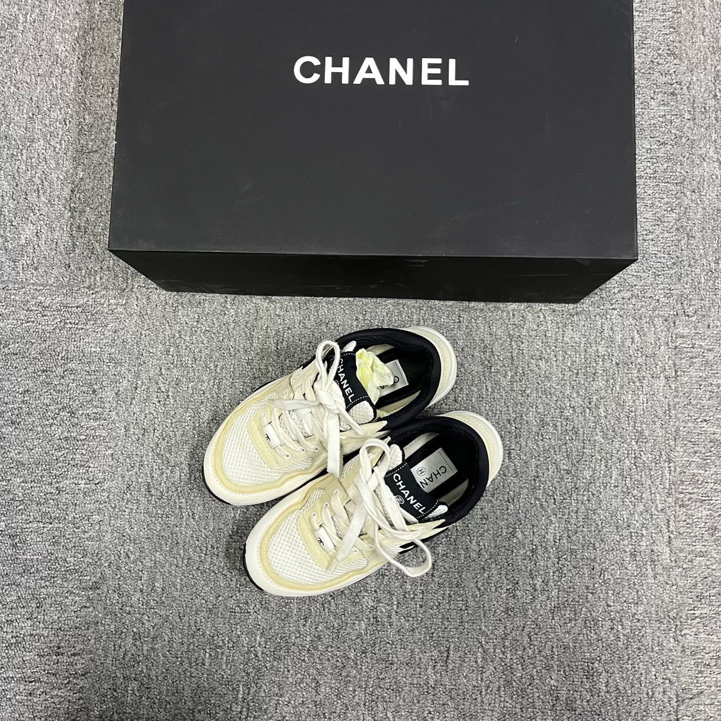 Chanel Chanel Panda Low-Top Running Shoes Size US 4 / IT 34 - 3 Thumbnail