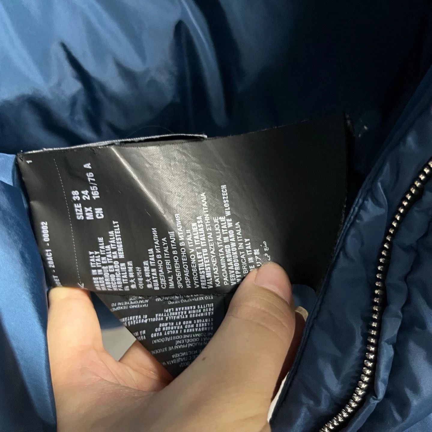 Prada Prada Classic Blue Zip Hooded Jacket Size S / US 4 / IT 40 - 4 Thumbnail