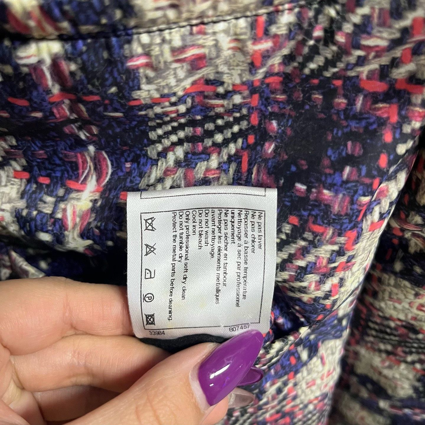 Chanel Chanel Multi-Color Wool Blend Jacket Size S / US 4 / IT 40 - 4 Thumbnail