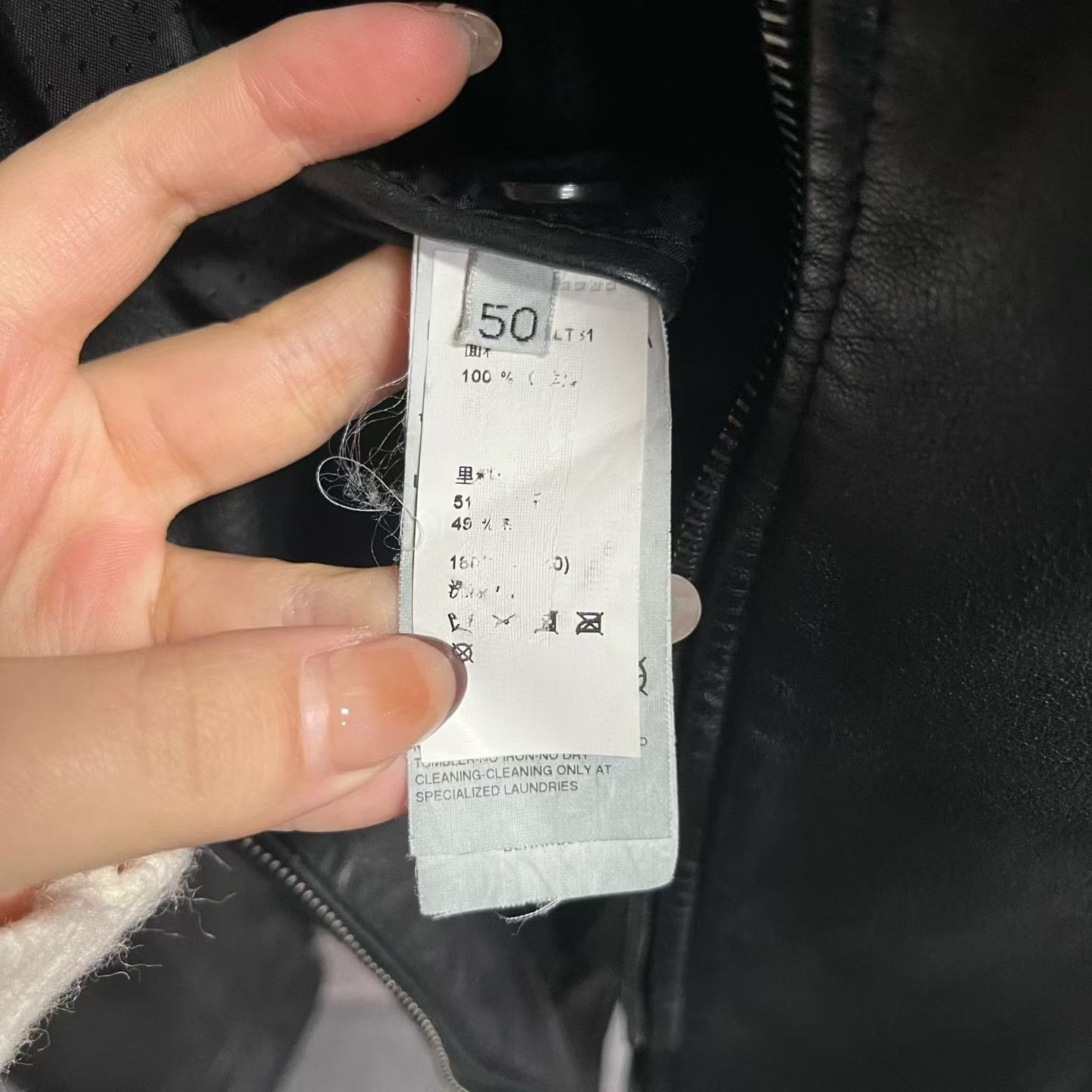 Dolce & Gabbana Dolce&Gabbana Black Lapel Leather Jacket Size US M / EU 48-50 / 2 - 5 Thumbnail