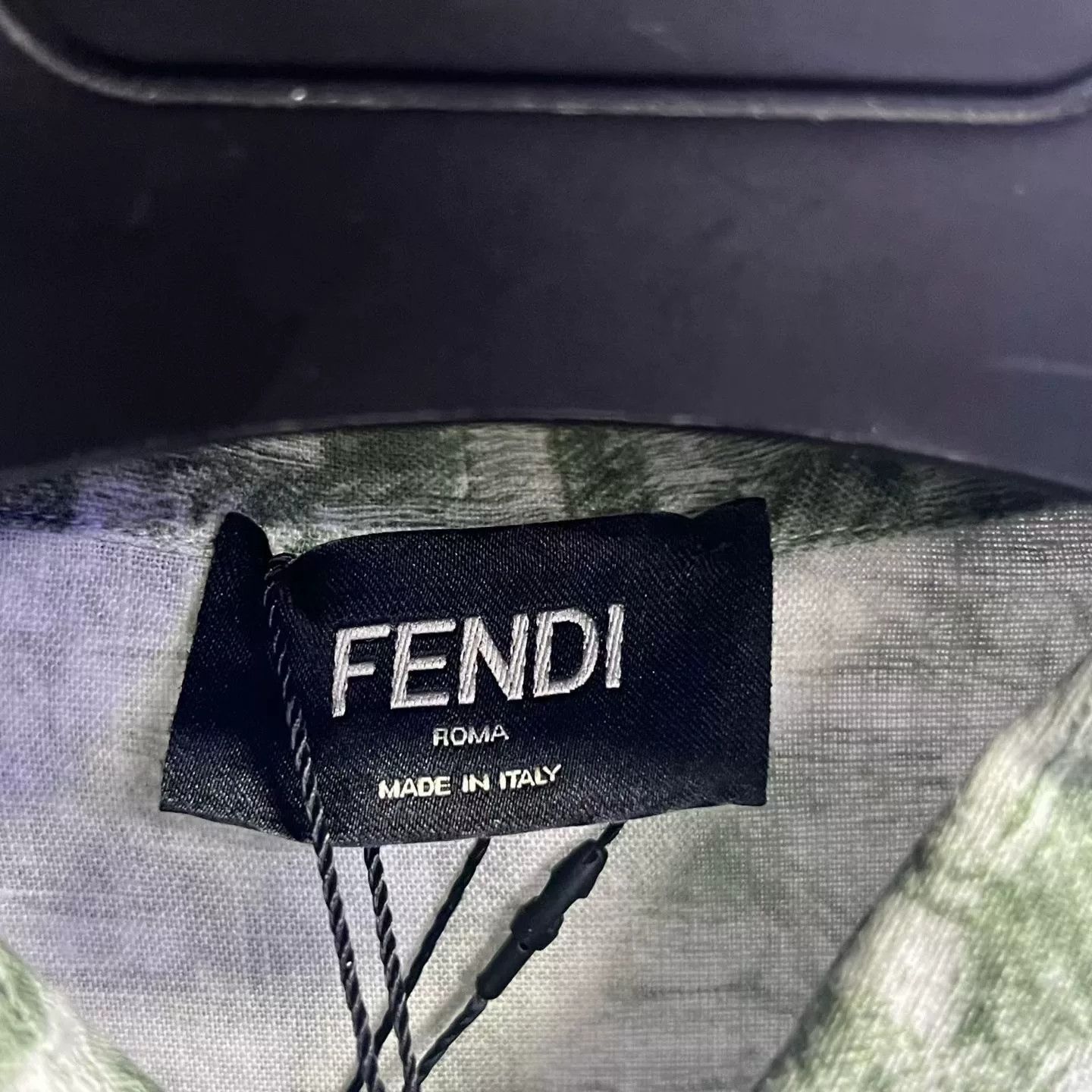 Fendi Fendi 2024 Green Logo Print Short-Sleeve Shirt Size US M / EU 48-50 / 2 - 3 Thumbnail