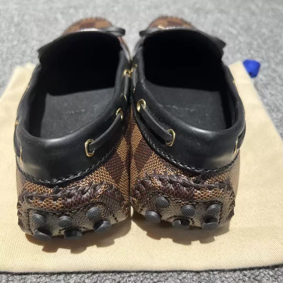 Louis Vuitton Louis Vuitton Brown Flat Loafer Shoes Size US 5 / IT 35 - 3 Thumbnail