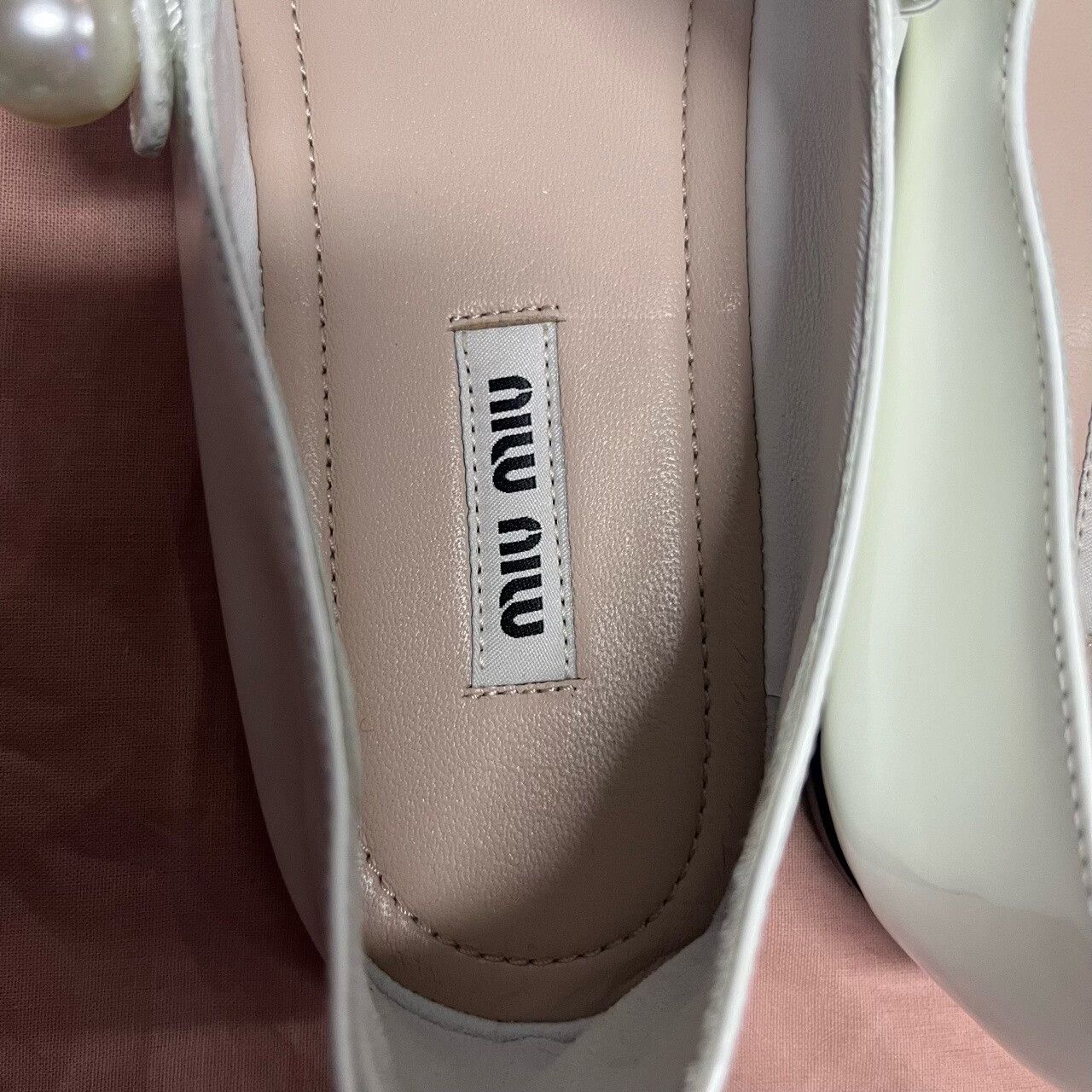 Miu Miu Miu Miu Leather Round Toe Slip-On Shoes Size US 6 / IT 36 - 3 Thumbnail
