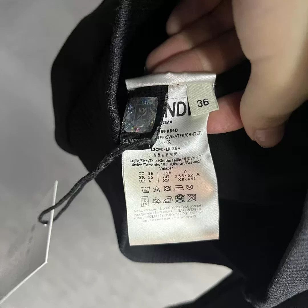 Fendi Fendi Black FF Logo Jacket Size XS / US 0-2 / IT 36-38 - 4 Thumbnail