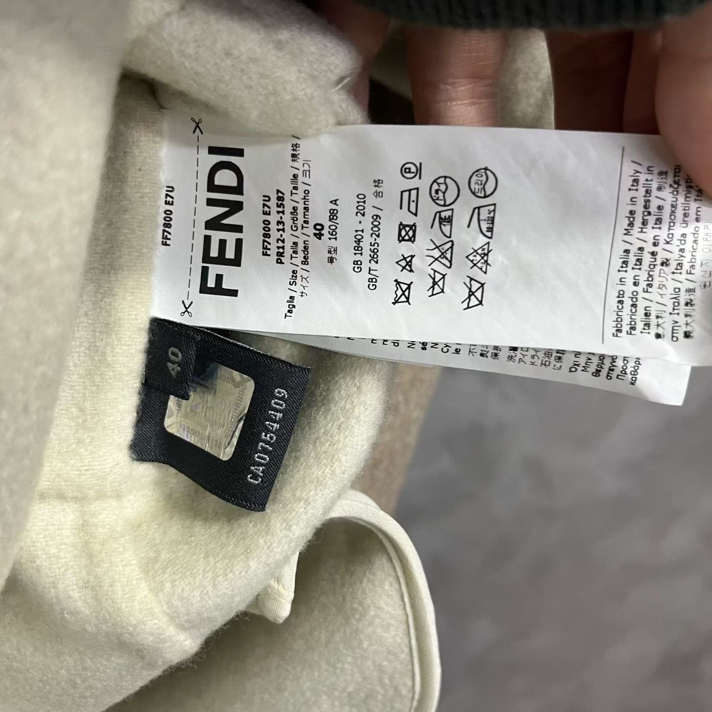 Fendi Fendi Stand Collar Wool Long Coat Size S / US 4 / IT 40 - 4 Thumbnail