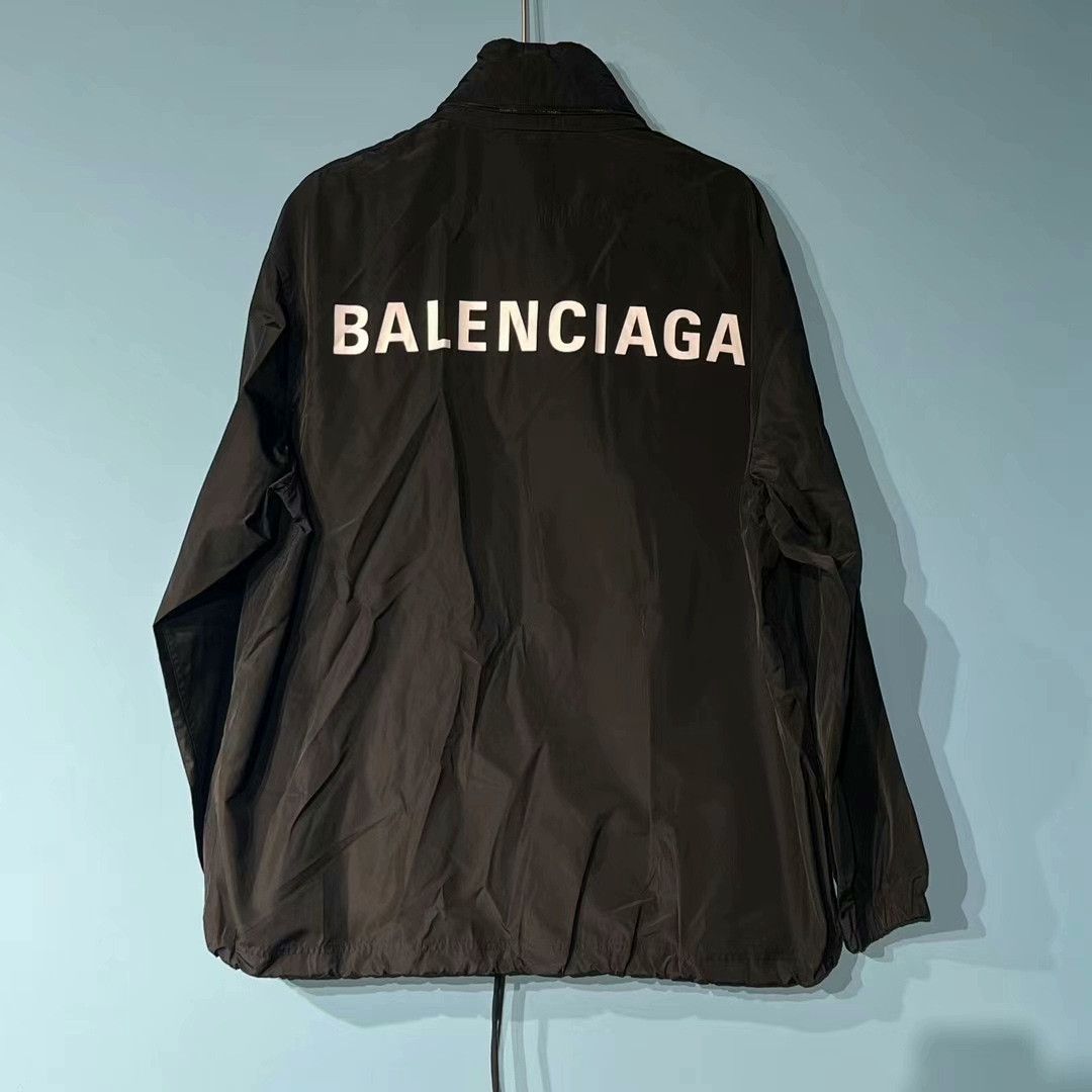 Balenciaga Balenciaga Logo Printed Jacket Size US M / EU 48-50 / 2 - 2 Thumbnail