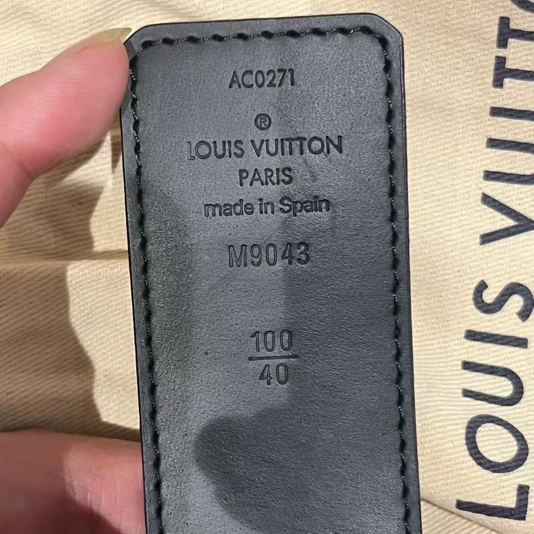 Louis Vuitton Louis Vuitton 4cm Double-Sided Canvas Belt Size ONE SIZE - 4 Thumbnail