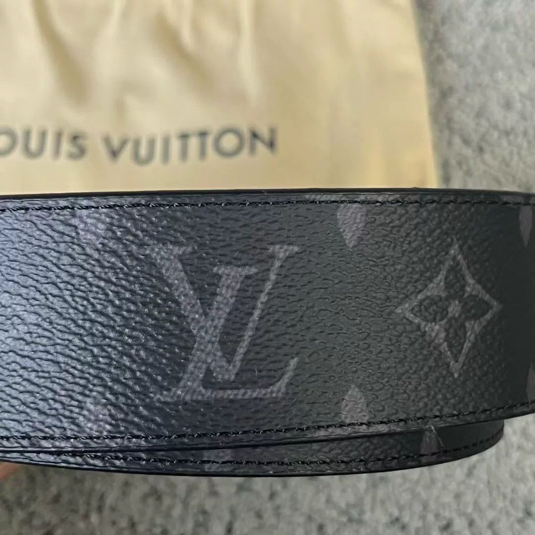 Louis Vuitton Louis Vuitton 4cm Double-Sided Canvas Belt Size ONE SIZE - 5 Thumbnail