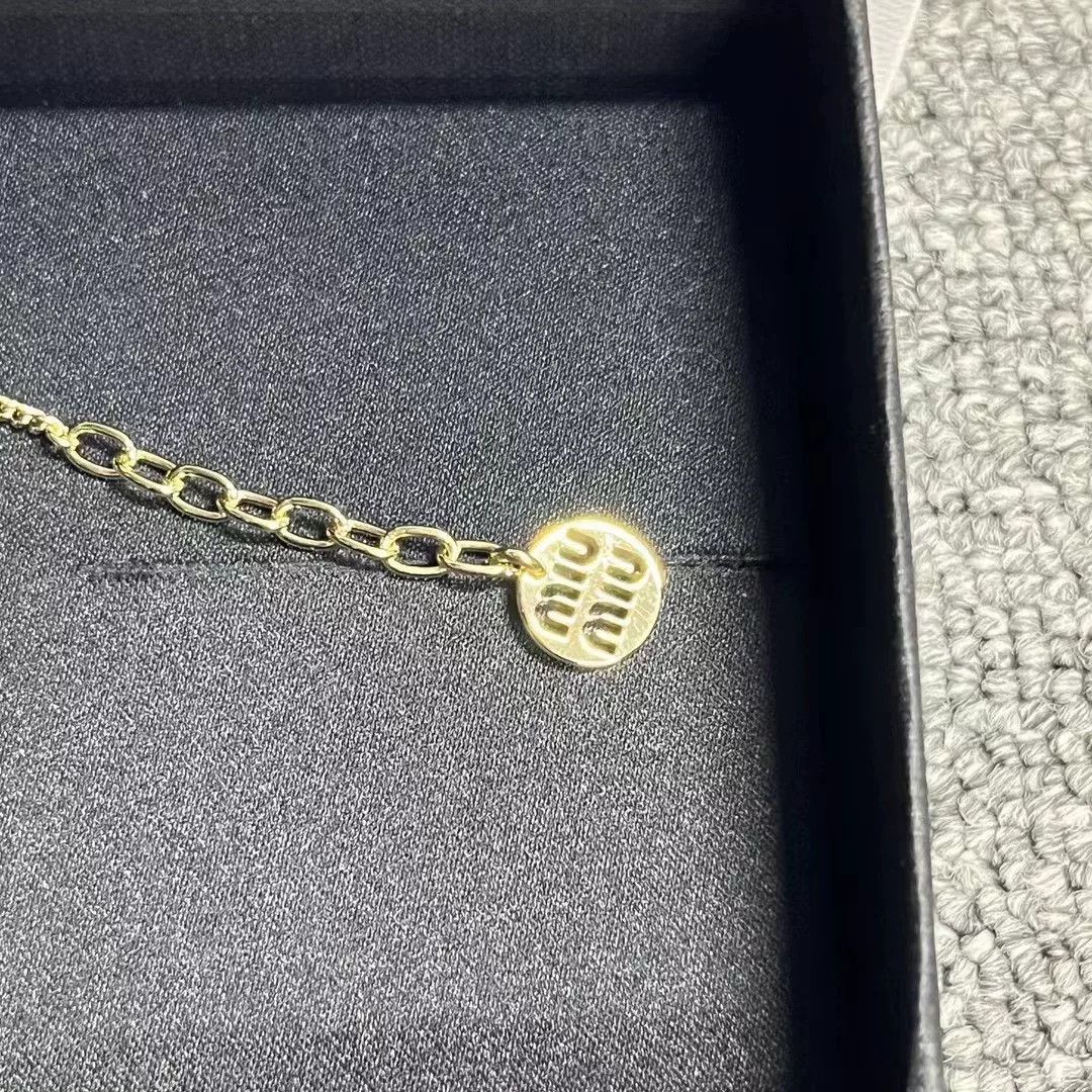 Miu Miu Miu Miu Gold Logo Engraved Bracelet Size ONE SIZE - 4 Thumbnail