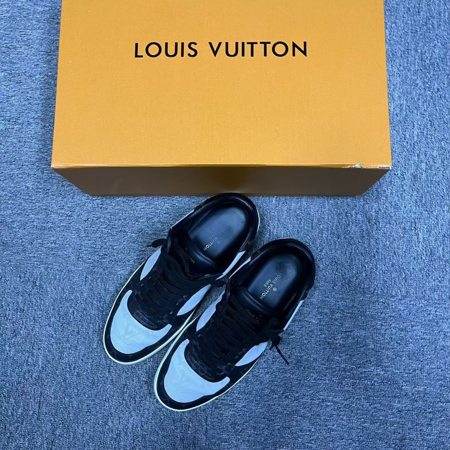 Louis Vuitton Louis Vuitton Canvas Lace-Up Low-Top Sneakers Size US 6.5 / EU 39-40 - 3 Thumbnail
