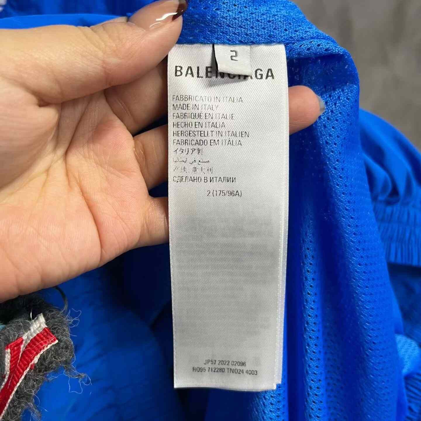 Balenciaga Balenciaga Logo Print Striped Trim Jacket Size US M / EU 48-50 / 2 - 5 Thumbnail