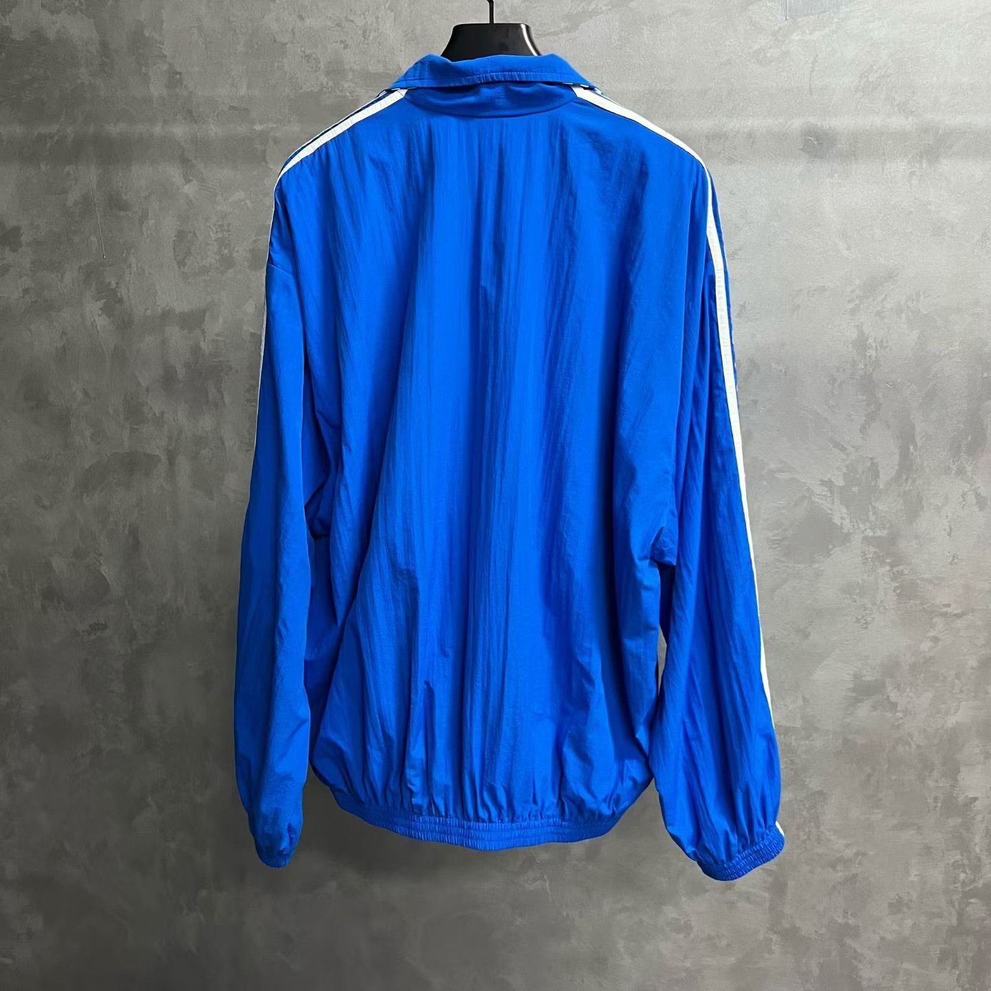 Balenciaga Balenciaga Logo Print Striped Trim Jacket Size US M / EU 48-50 / 2 - 2 Thumbnail