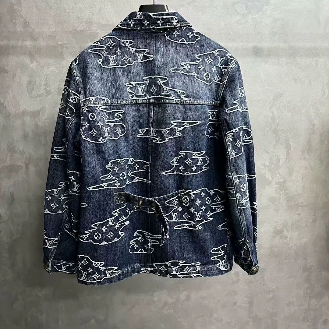 Louis Vuitton Louis Vuitton 2025 Cloud Jacquard Denim Jacket Size US S / EU 44-46 / 1 - 2 Thumbnail
