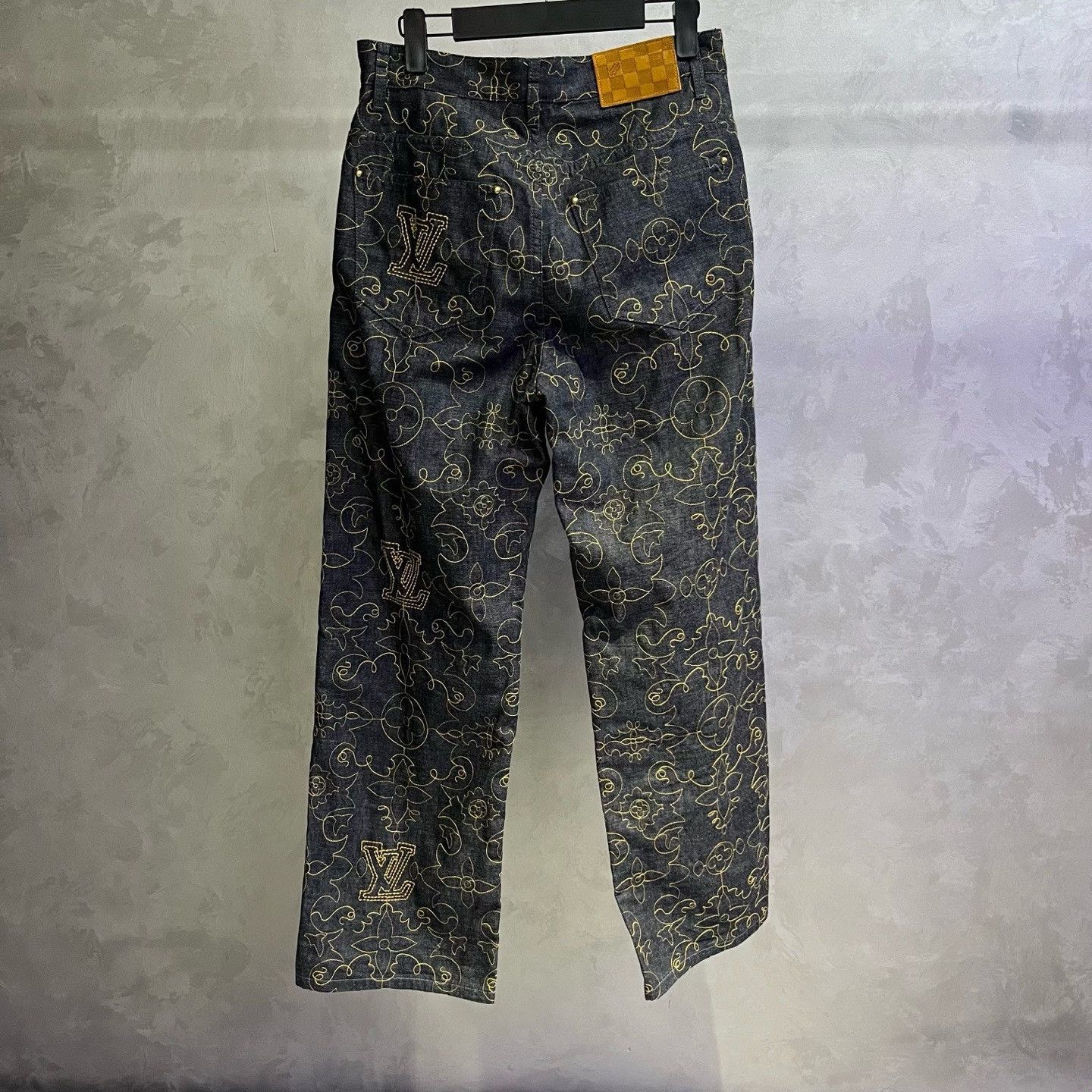 Louis Vuitton Louis Vuitton Logo Embroidery Zip Jeans Size 27" / US 4 / IT 40 - 2 Thumbnail