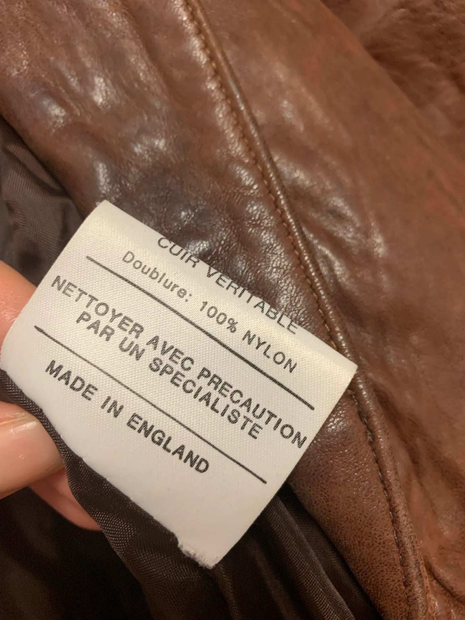 Vintage Vintage Leather Jacket Size XL / US 12-14 / IT 48-50 - 2 Thumbnail