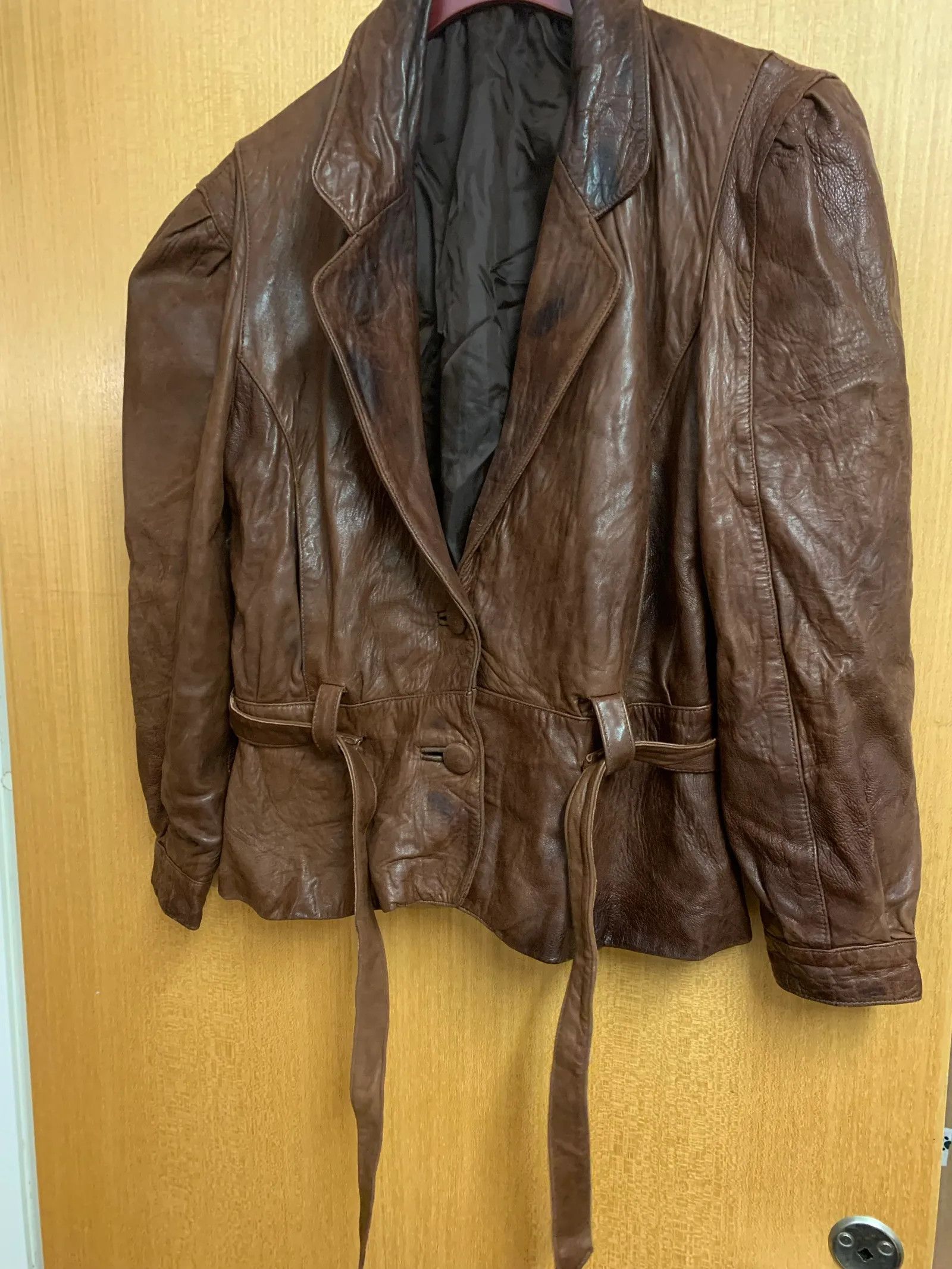 Vintage Vintage Leather Jacket Size XL / US 12-14 / IT 48-50 - 5 Thumbnail
