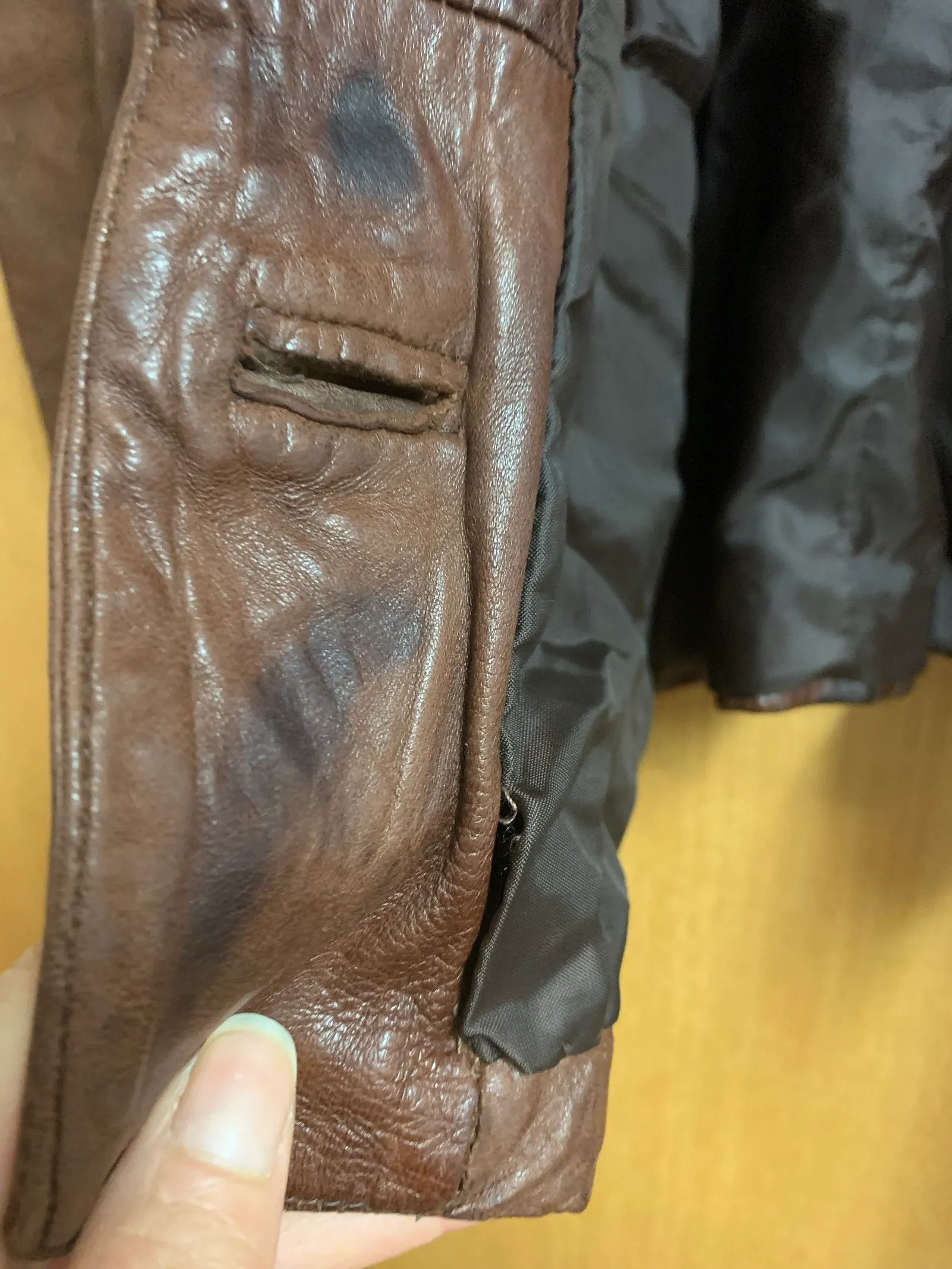 Vintage Vintage Leather Jacket Size XL / US 12-14 / IT 48-50 - 9 Thumbnail