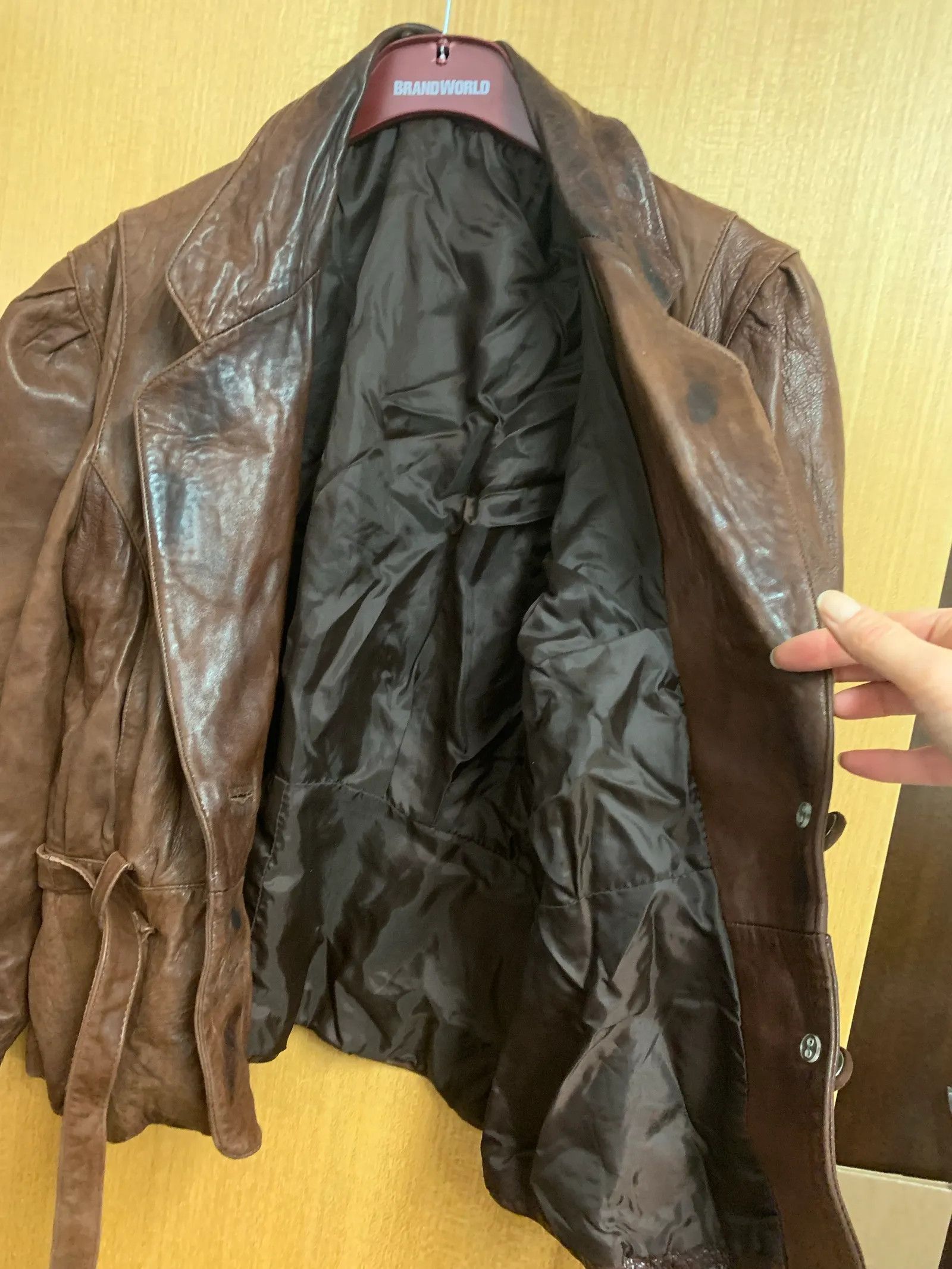 Vintage Vintage Leather Jacket Size XL / US 12-14 / IT 48-50 - 8 Thumbnail