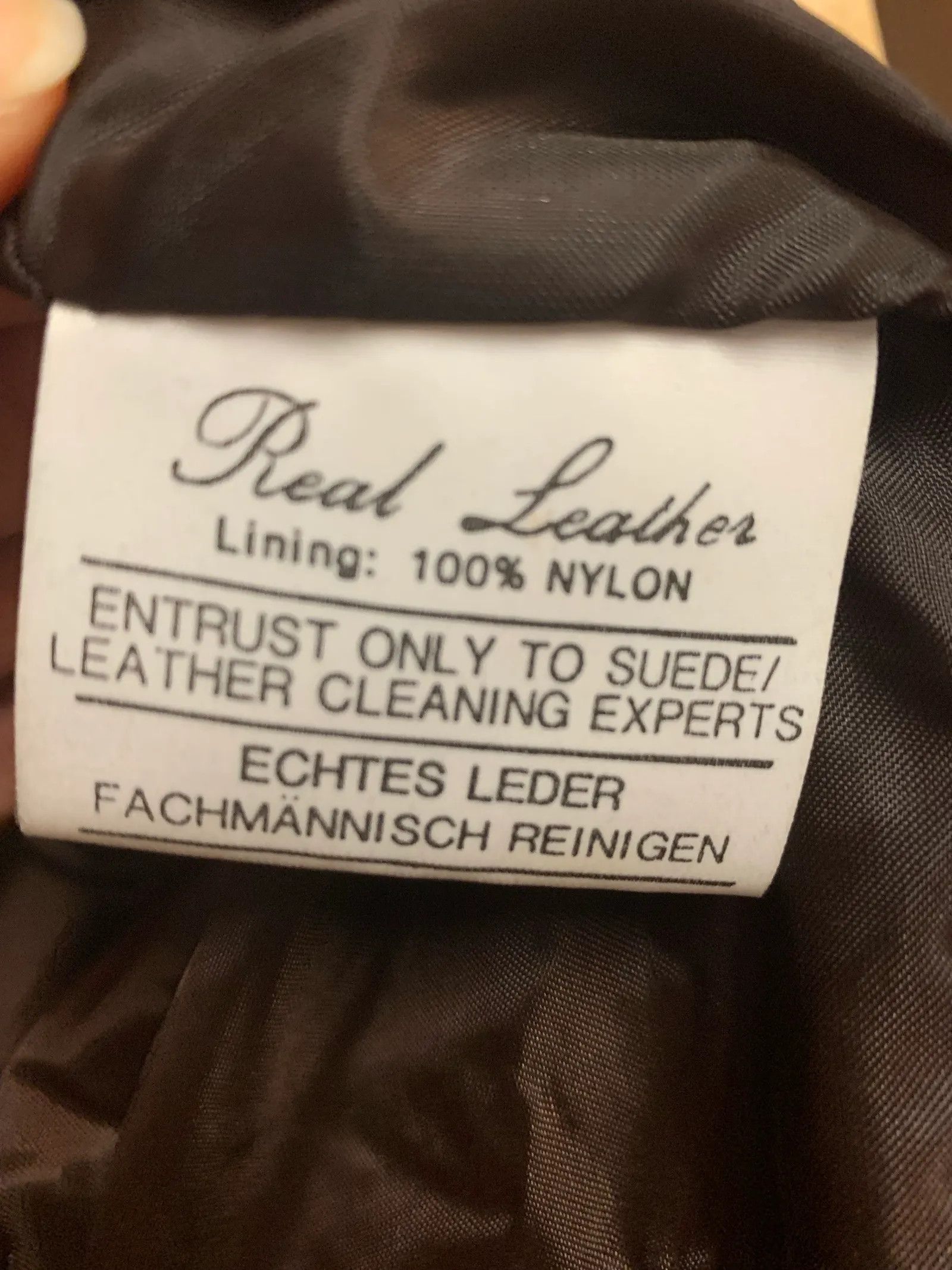 Vintage Vintage Leather Jacket Size XL / US 12-14 / IT 48-50 - 3 Thumbnail