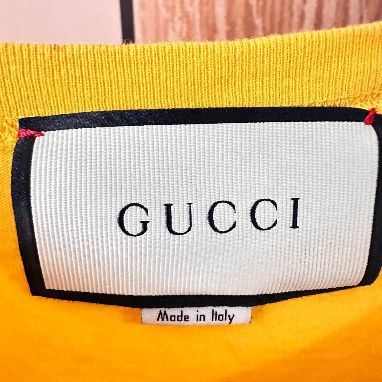 Gucci Gucci Graphic Yellow T-Shirt XS Women Size XS / US 0-2 / IT 36-38 - 4 Thumbnail