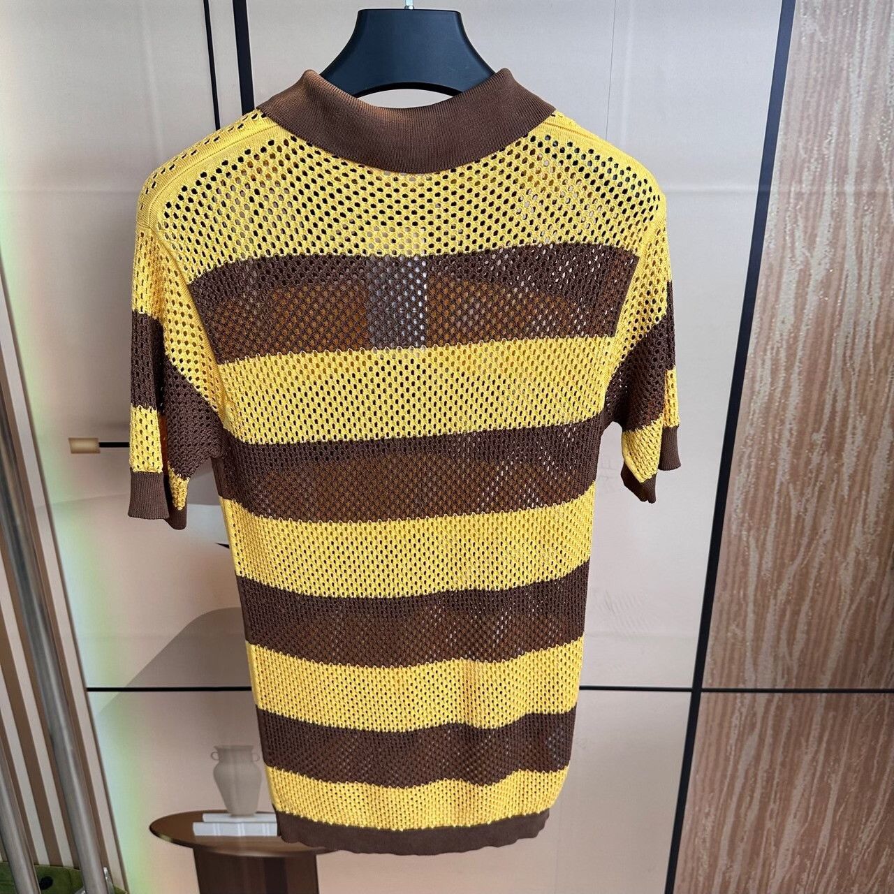 Miu Miu Miu Miu Striped Long Multi T-Shirt S Women Size S / US 4 / IT 40 - 2 Thumbnail