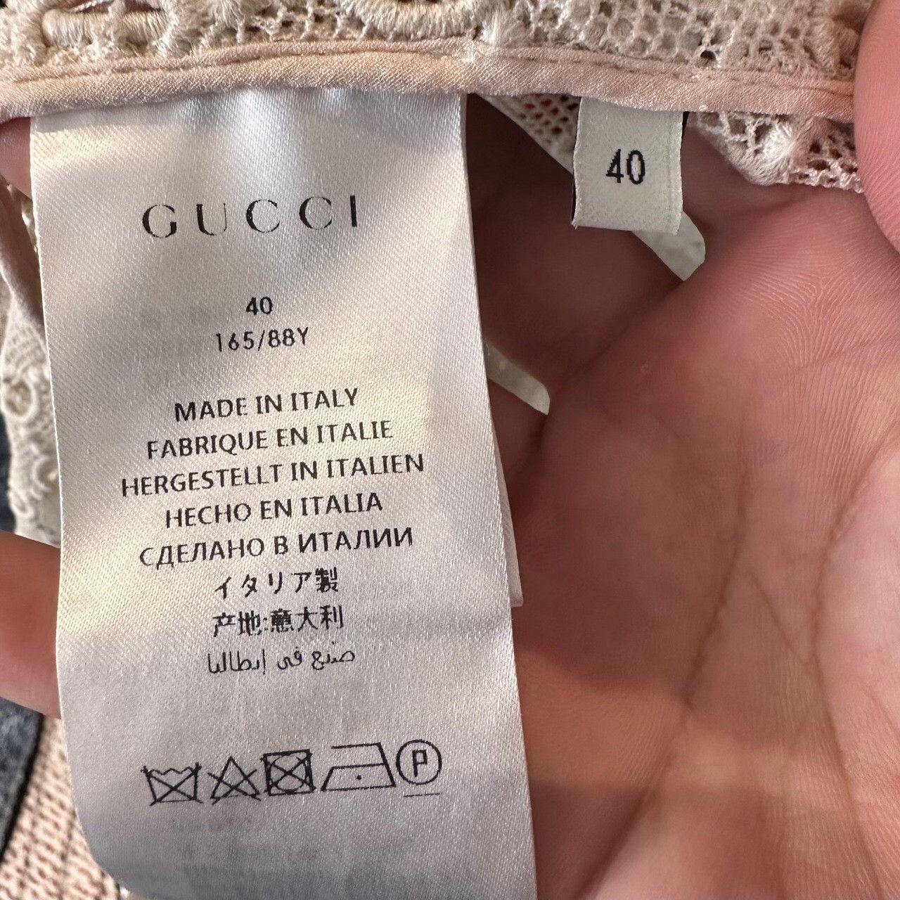 Gucci Gucci Beige T-Shirt M Women Size M / US 6-8 / IT 42-44 - 5 Thumbnail