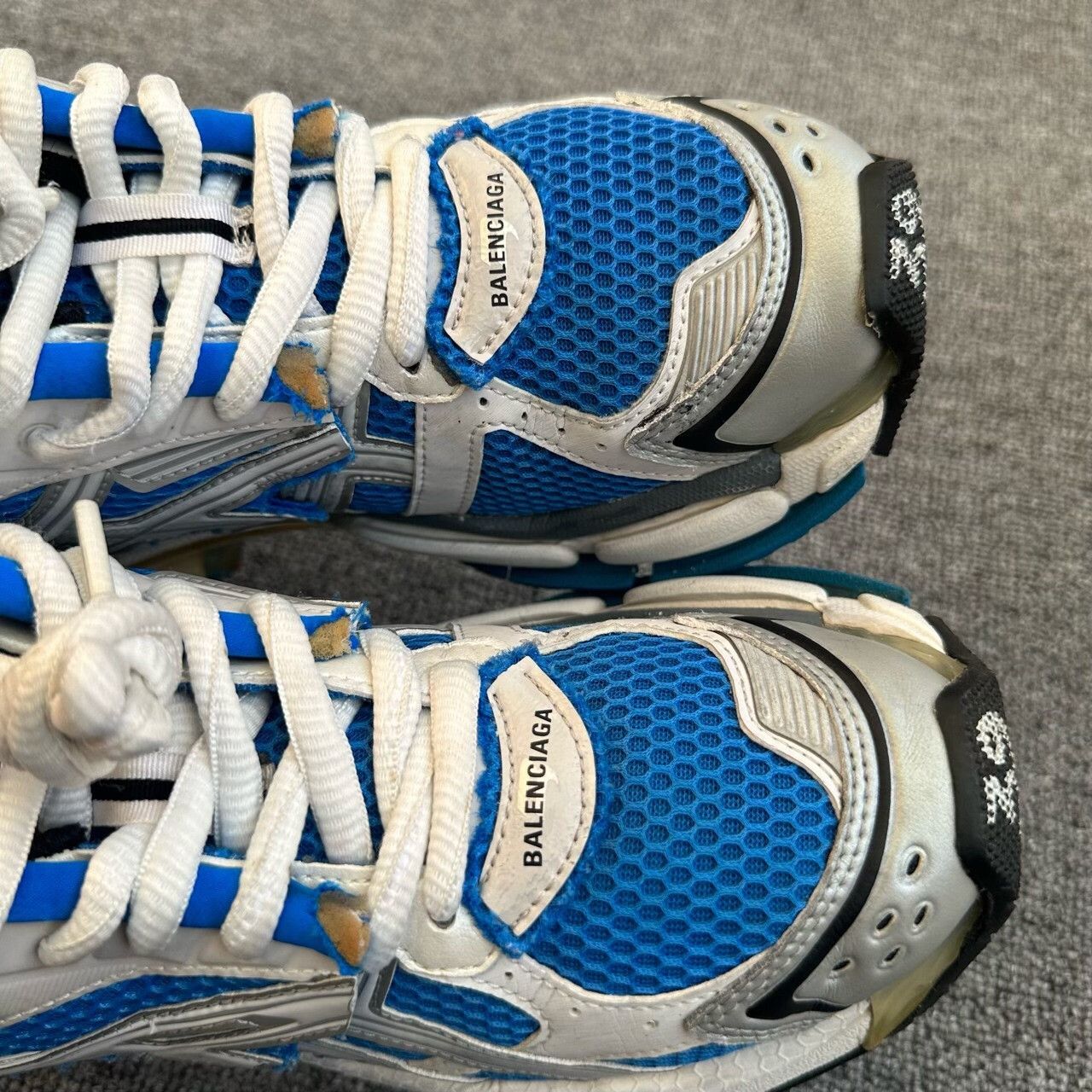 Balenciaga Balenciaga Running Blue Lowtop Sneakers 6.5 Men Size US 6.5 / EU 39-40 - 5 Thumbnail
