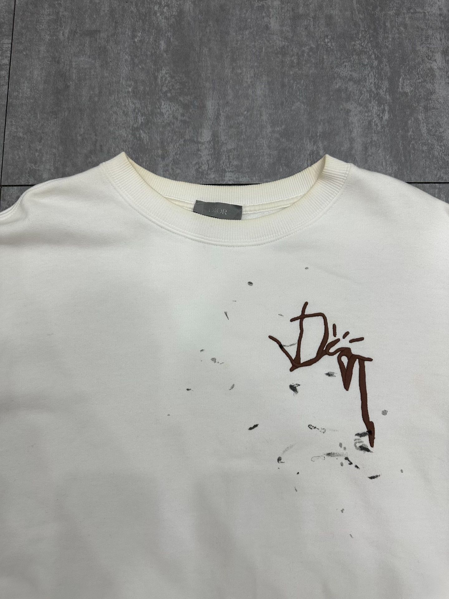 Dior Dior Collab White Hoodie XS Women Size XS / US 0-2 / IT 36-38 - 3 Thumbnail
