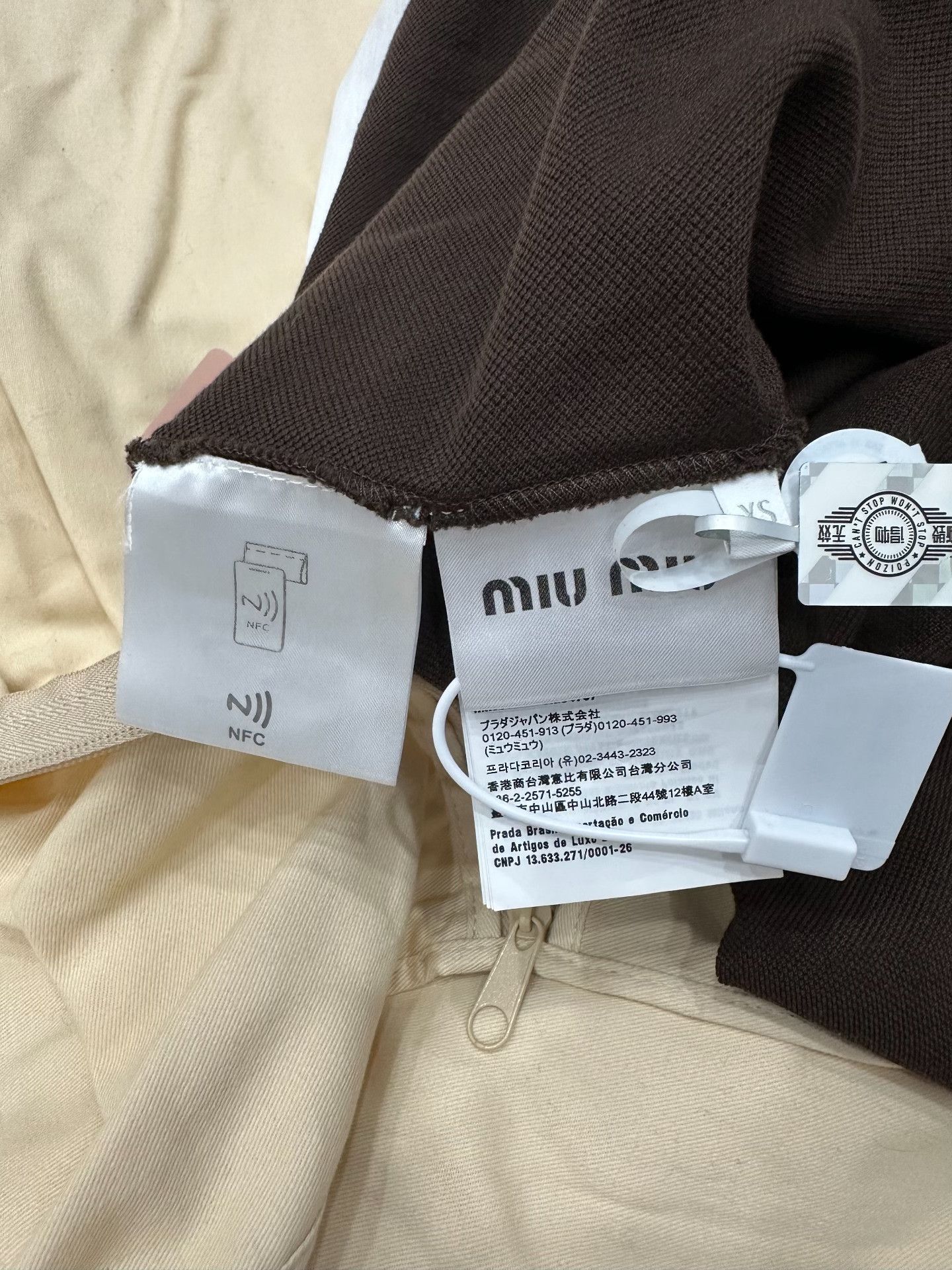 Miu Miu Miu Miu Brown T-Shirt S Women Size S / US 4 / IT 40 - 5 Thumbnail
