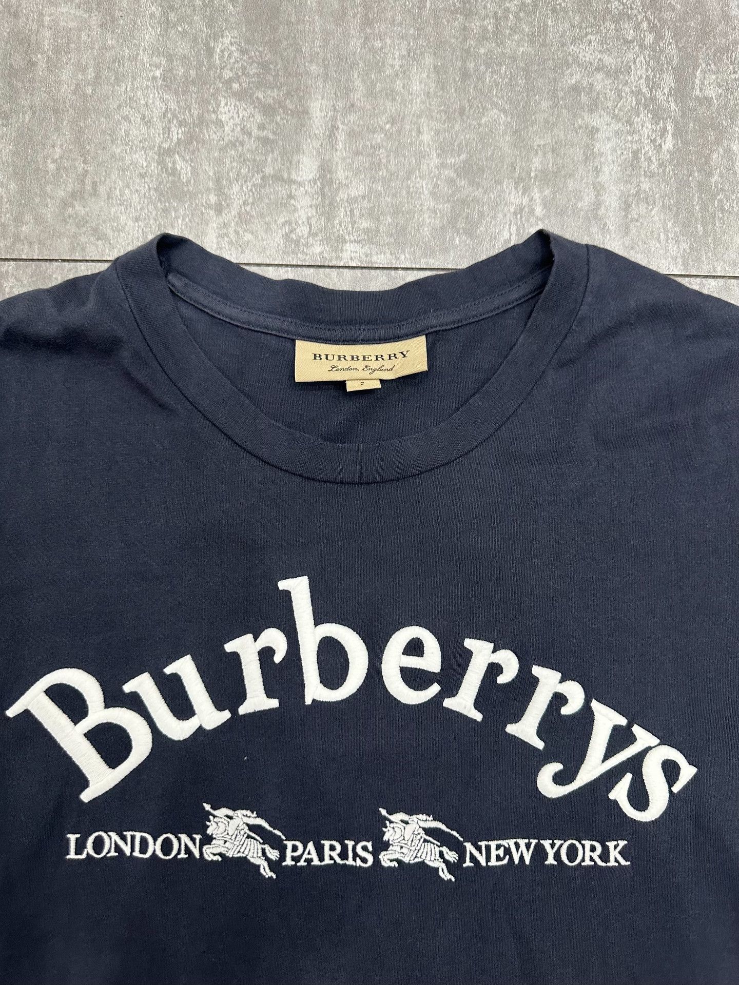 Burberry Burberry Retro Blue T-Shirt s Men Size US S / EU 44-46 / 1 - 3 Thumbnail